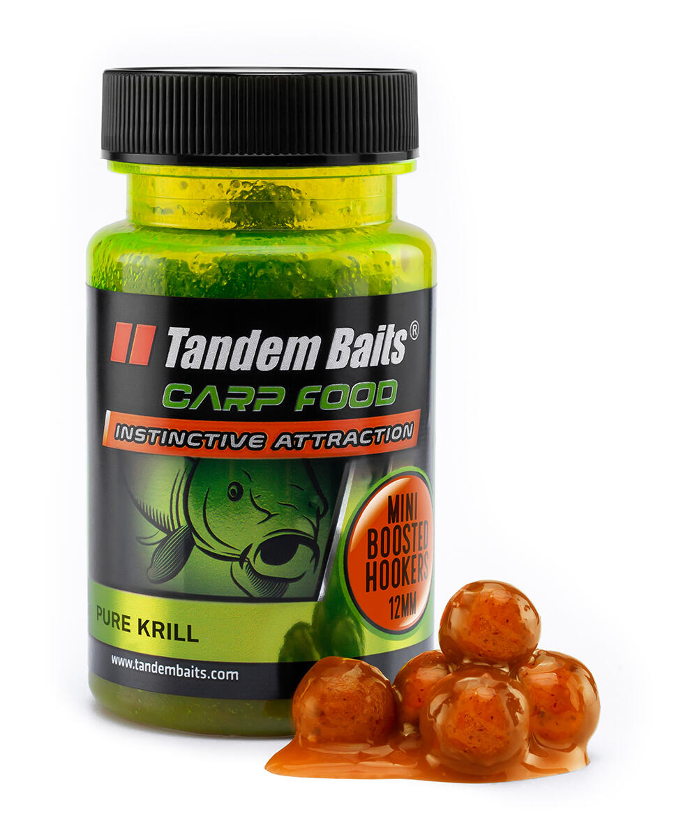 Mini kulki haczykowe Carp Food Boosted Hookers 12mm/50g Czysty Kryl
