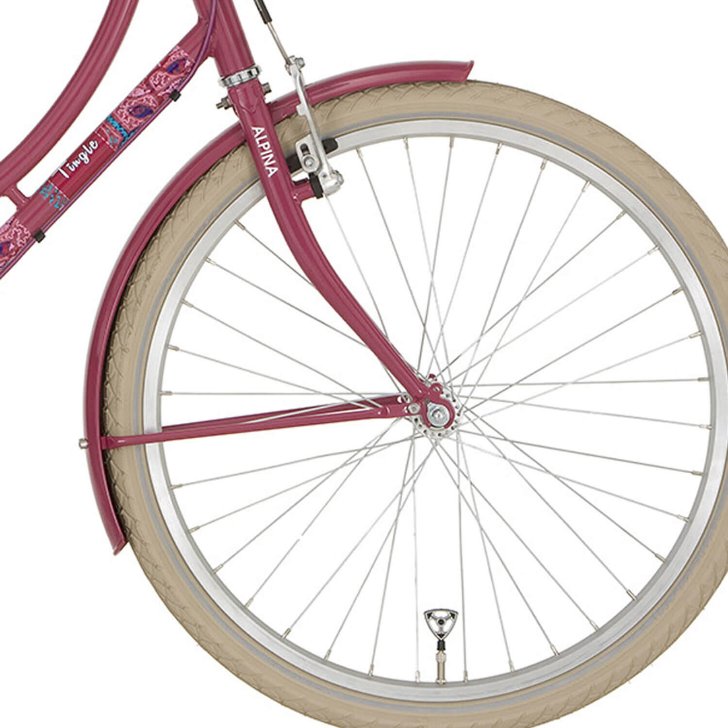 Widelec Alpina Tingle 26 czerwony