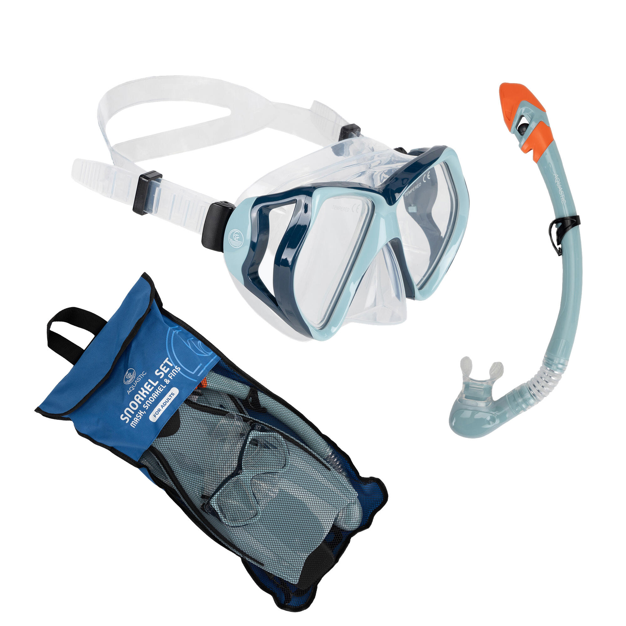 Zestaw do snorkelingu AQUASTIC Shoal