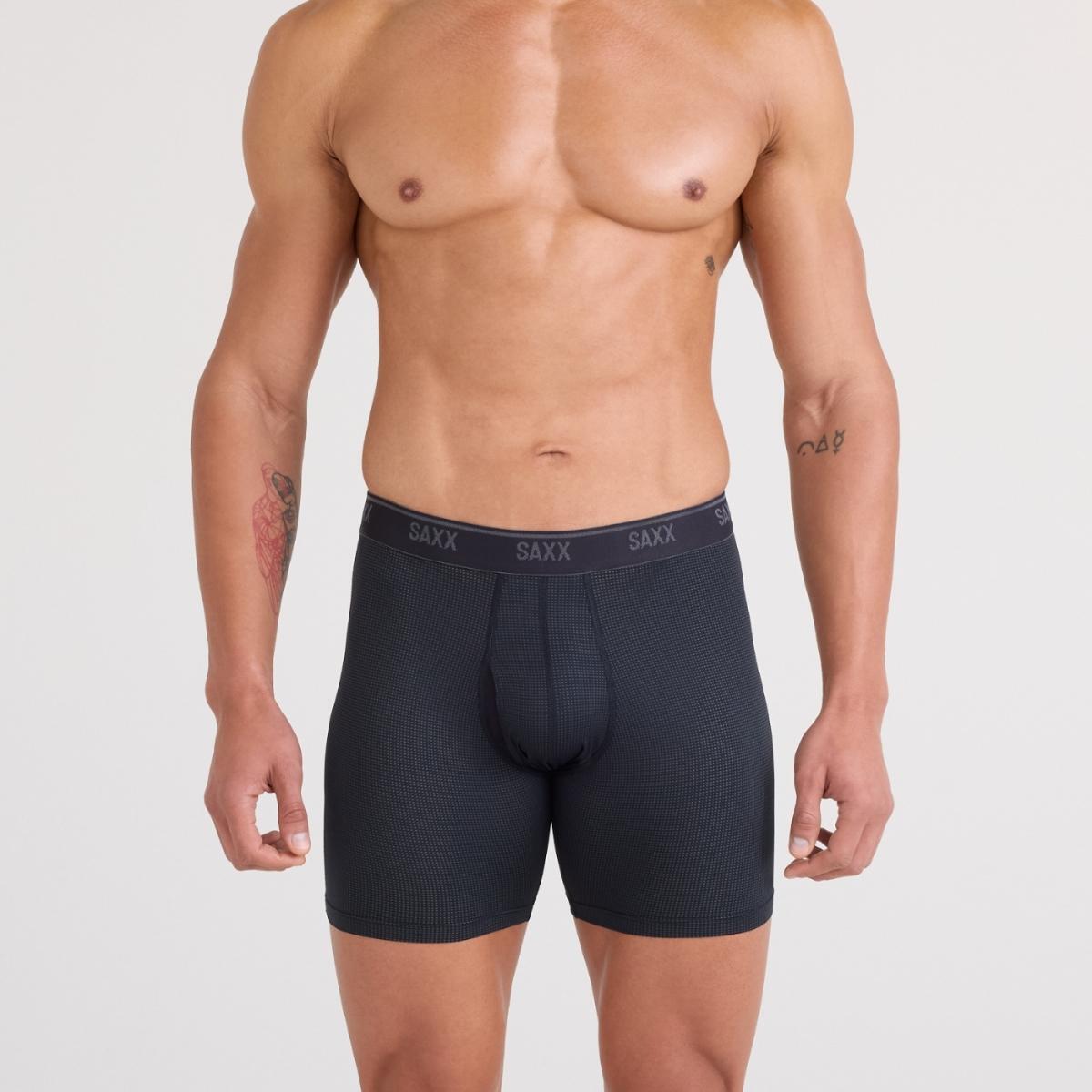 Bokserki - Quest Quick-Dry Mesh - Czarne