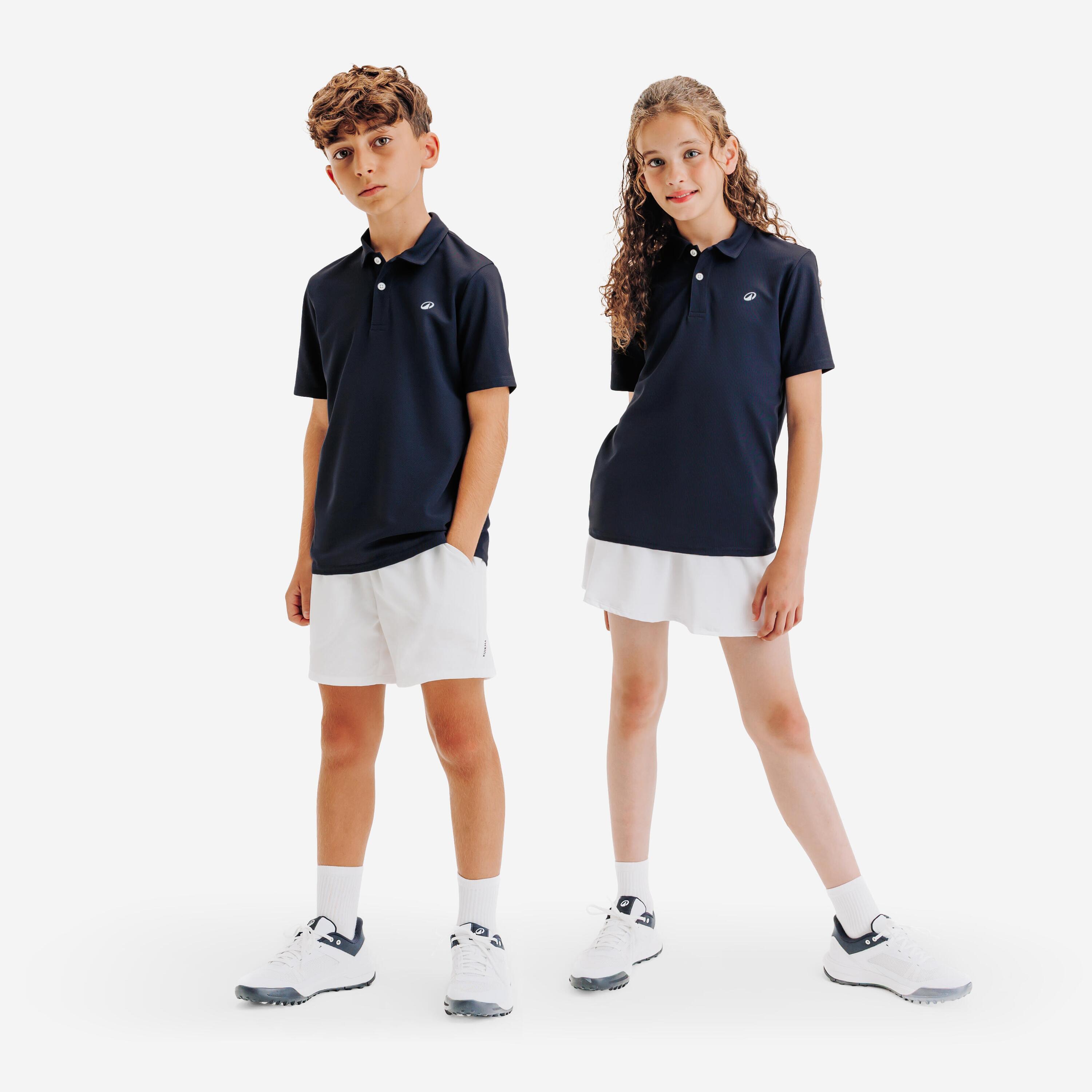 Koszulka polo do golfa dla dzieci oddychająca WW500