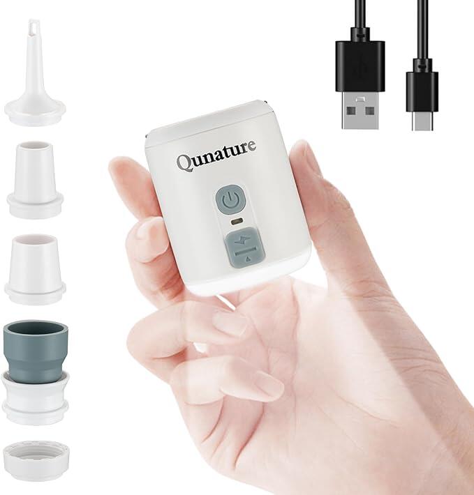 Mini Pompa Elektryczna z lampką 1600mAh - Qunature 600077002