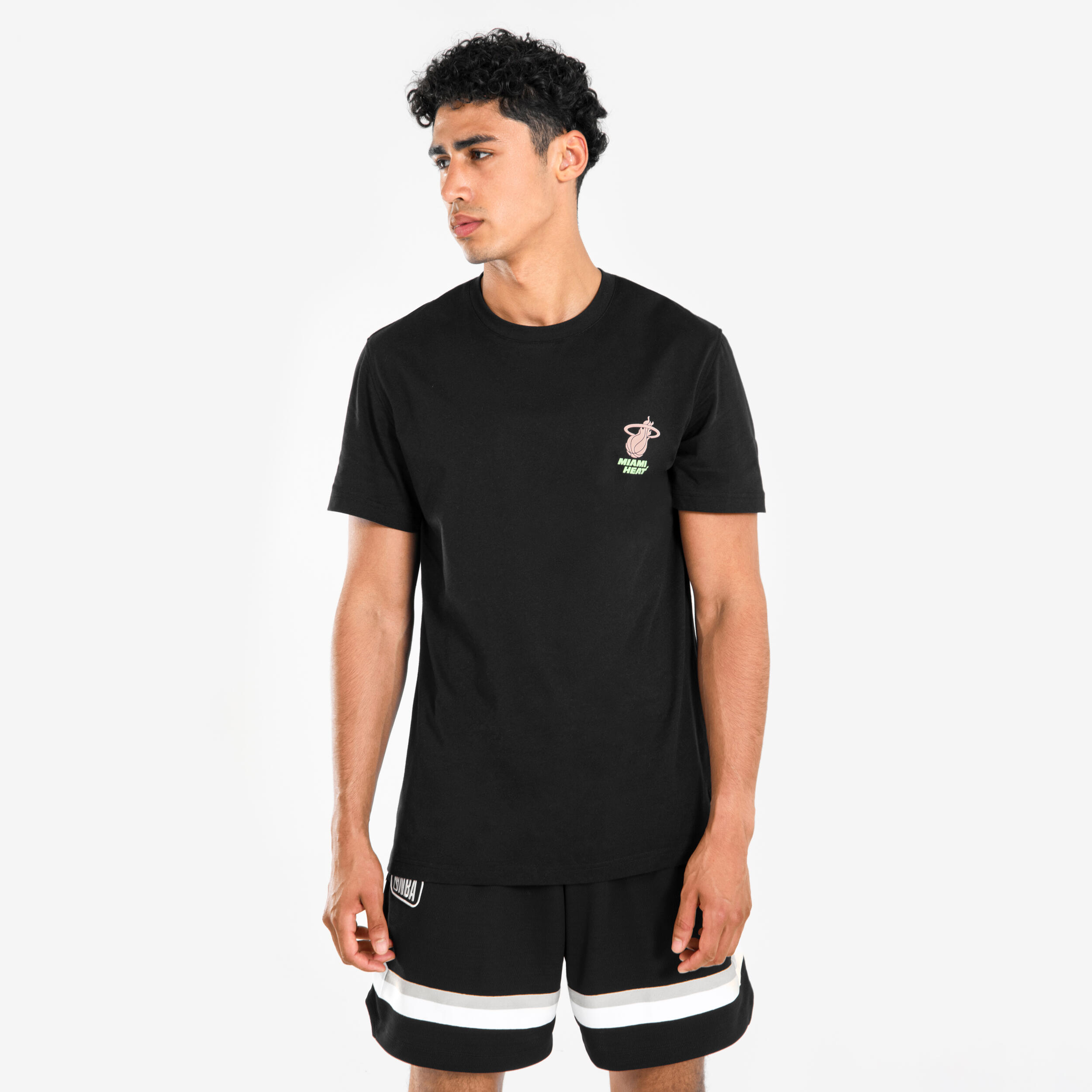 Koszulka do gry w koszykówkę unisex Tarmak NBA TS 900 Miami Heat