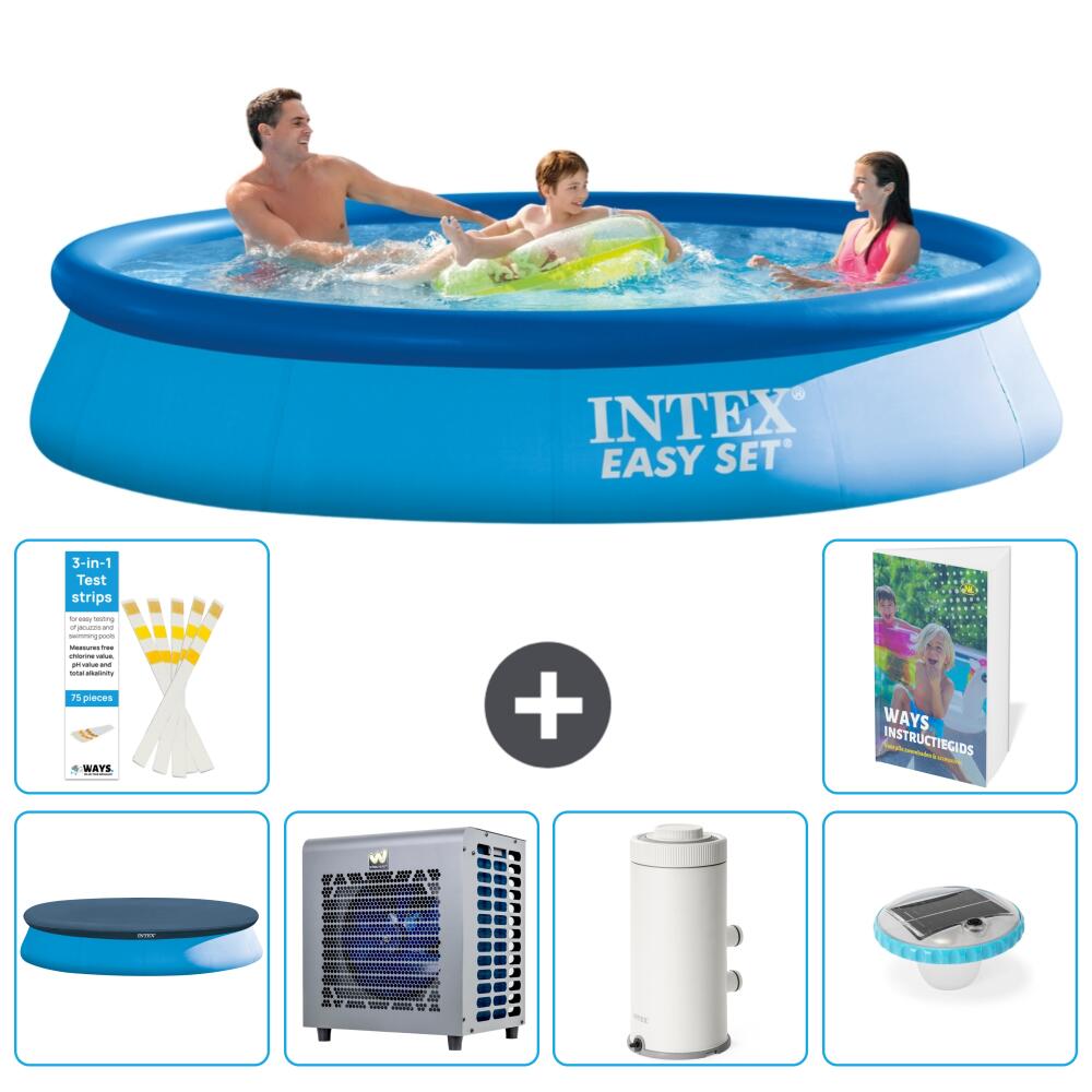 INTEX Basen Easy Set Okrągły - 366x76 cm - 7-częściowy S1
