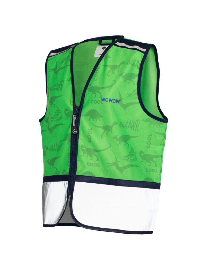WOWOW Zippy Jacket kamizelka odblaskowa dziecięca zielona L