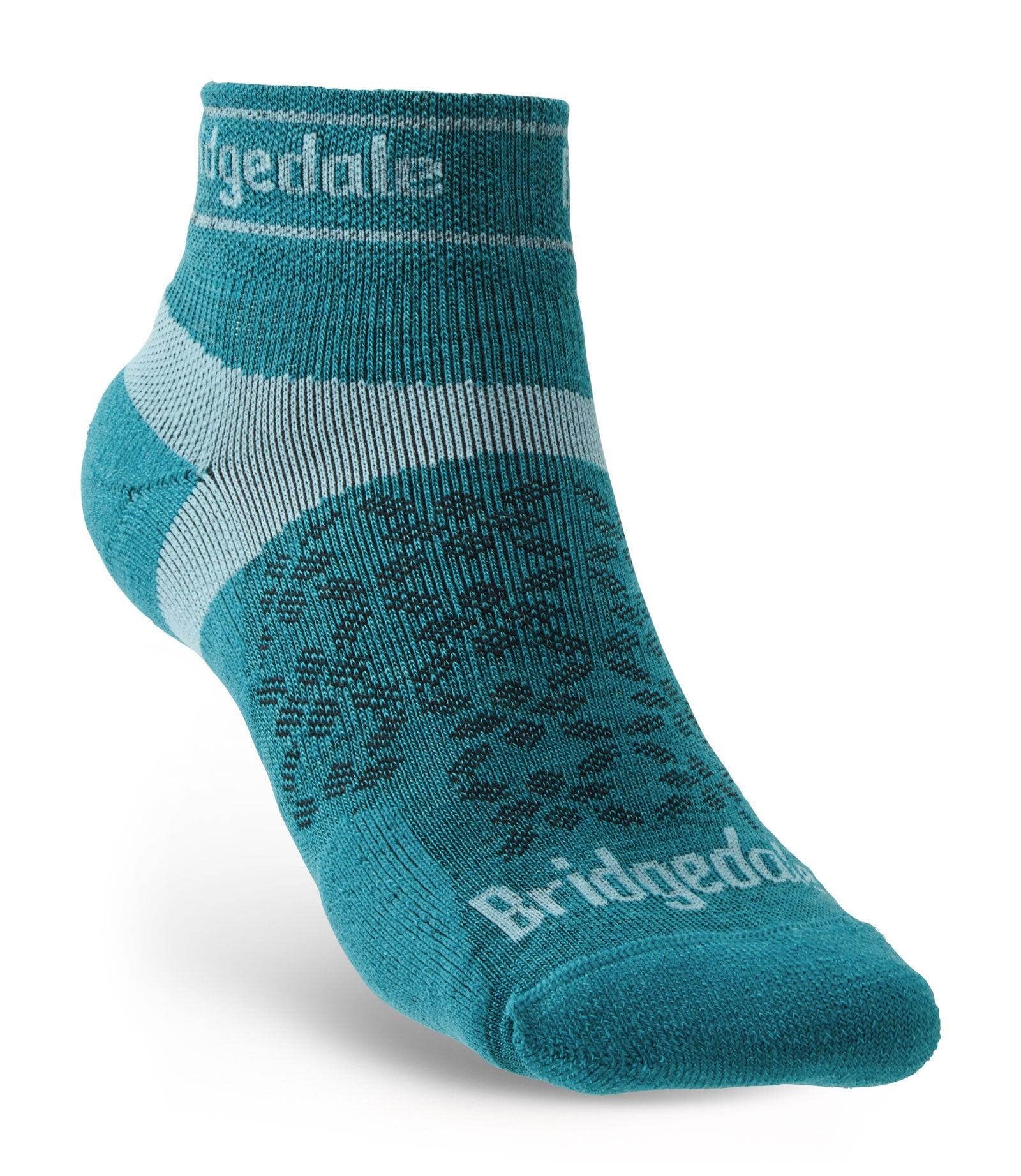 Bridgedale Skarpety biegowe Ultralight T2 Merino Sport Low Wmn Teal-35-37