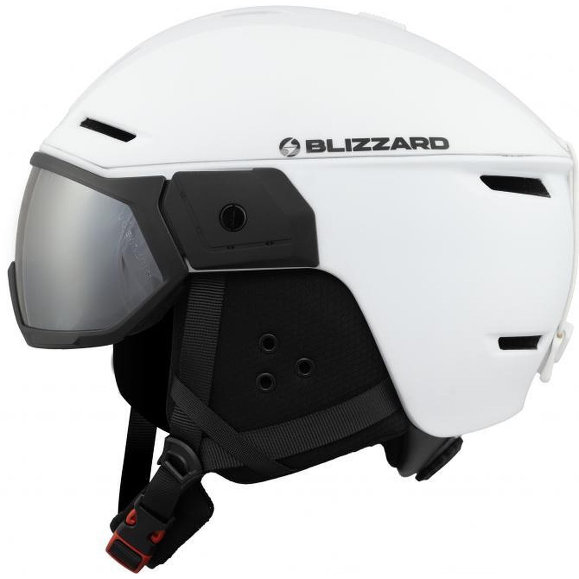 Kask narciarski damski Blizzard W2W Edge Visor white M 55-59