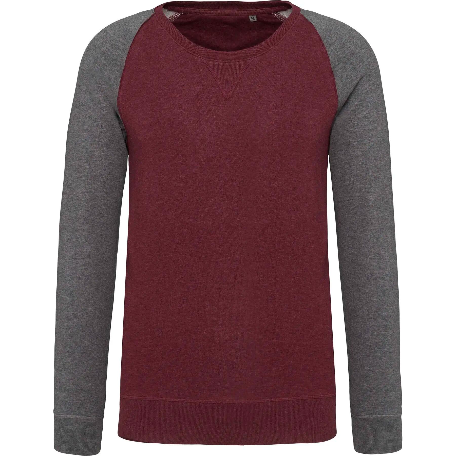 Bluza z okrągłym dekoltem Kariban bicolore Manches Raglan