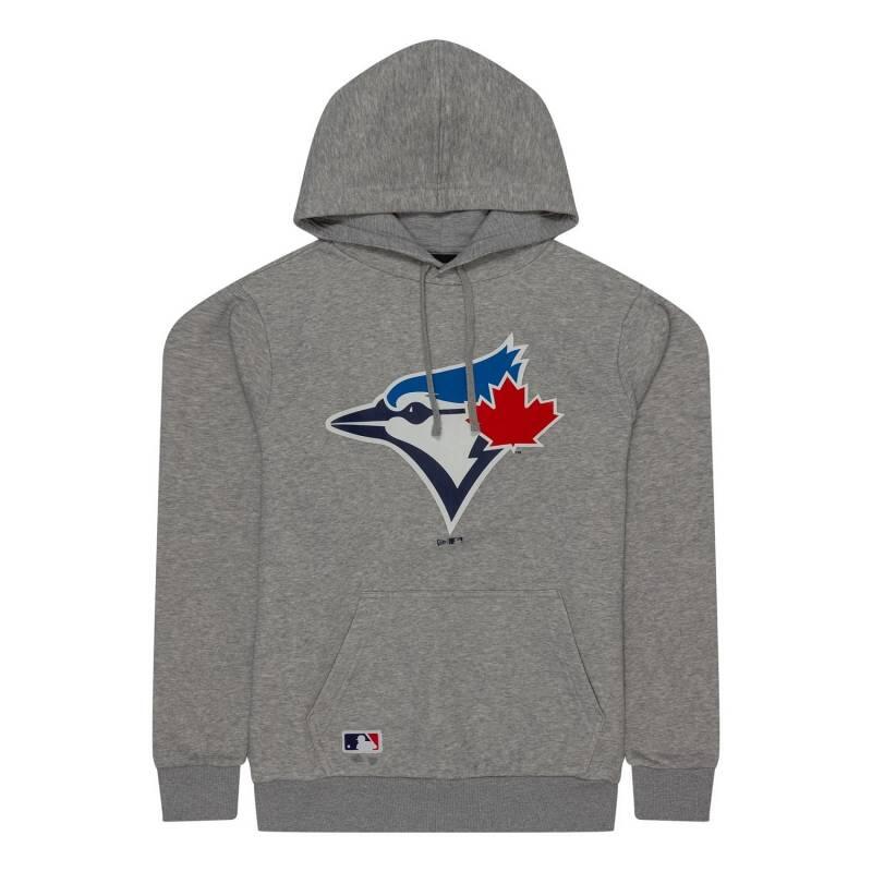 Sweat à capuche MLB Toronto Blue Jays New Era gris