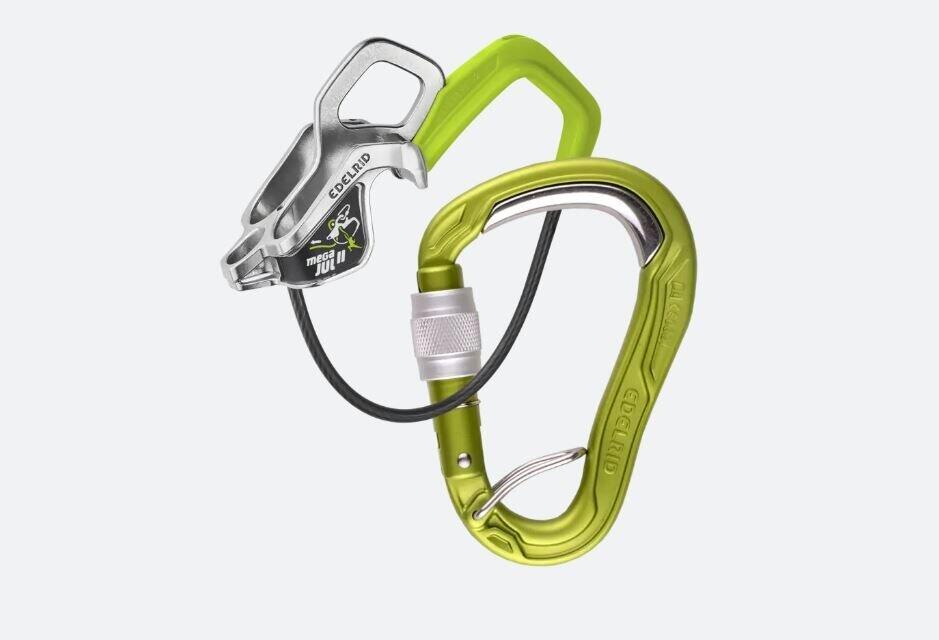 Zestaw Przyrząd Asekuracyjny Edelrid Mega Jul Belay Kit Bulletproof Screw II