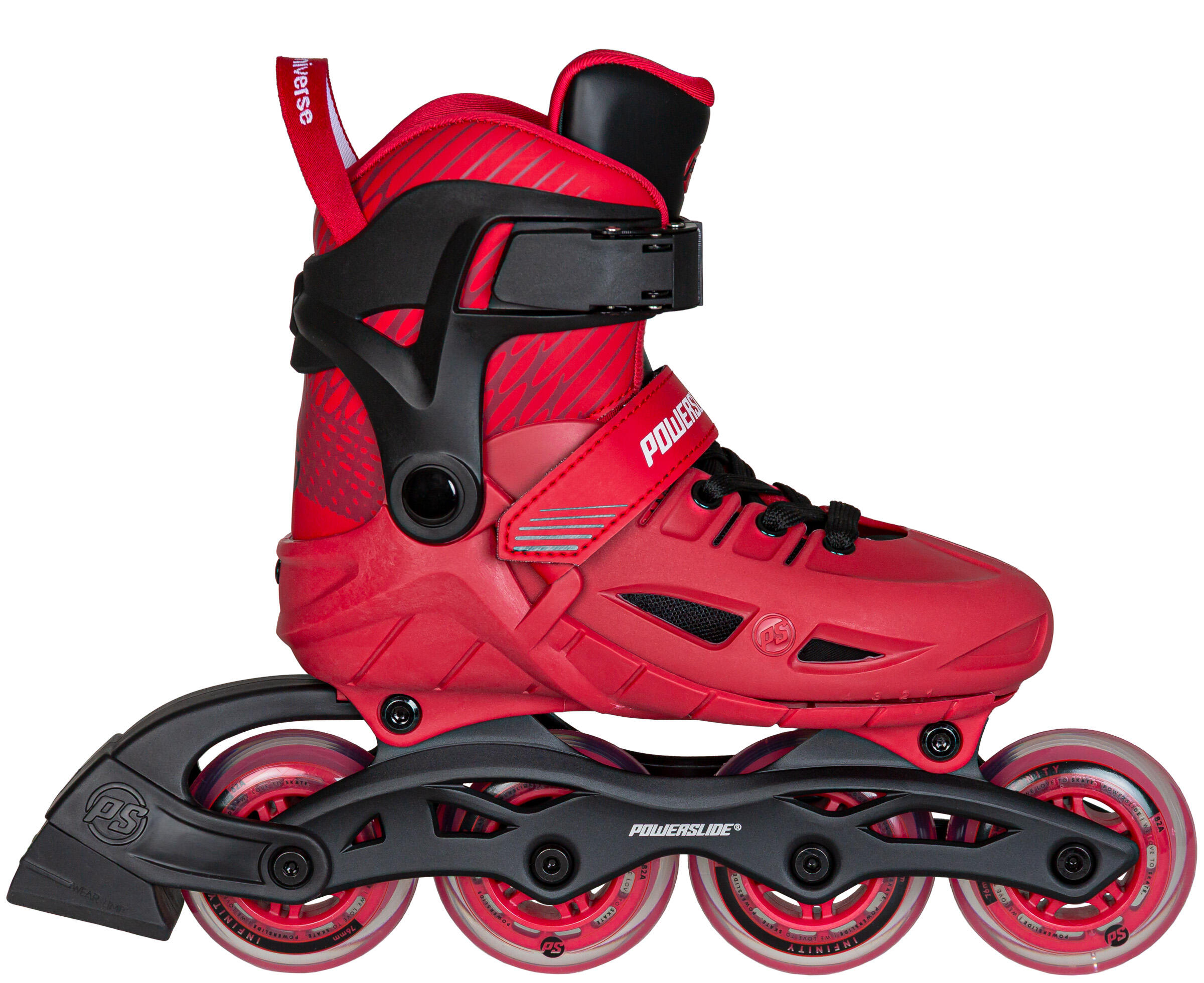 Rolki Powerslide Universe 4W Red Adj.