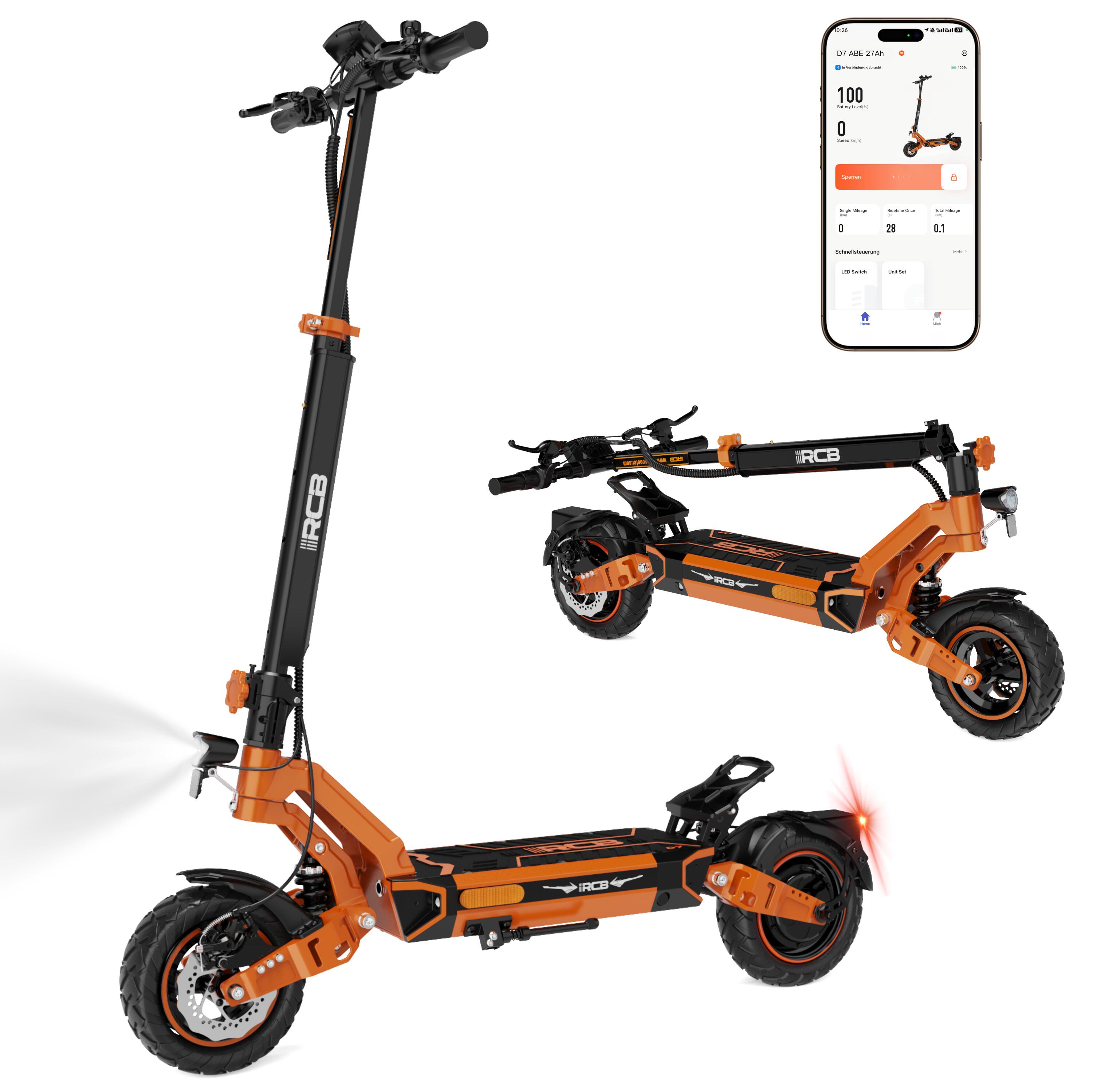 Hulajnoga elektryczna dla dorosłych 500W 27Ah 120-140km RCB-D7 PRO