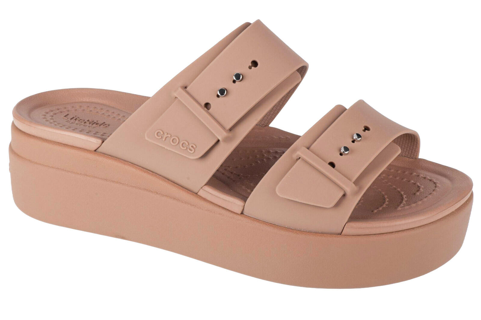 Klapki damskie Crocs Brooklyn Low Wedge