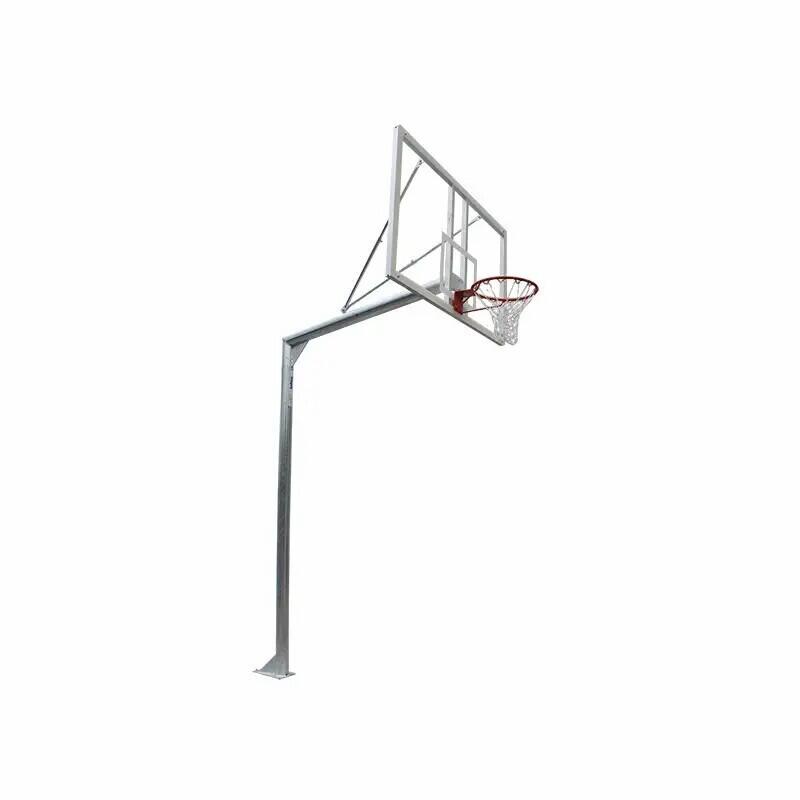 Zestaw 2 ocynkowanych koszy do koszykówki rura Softee Equipment