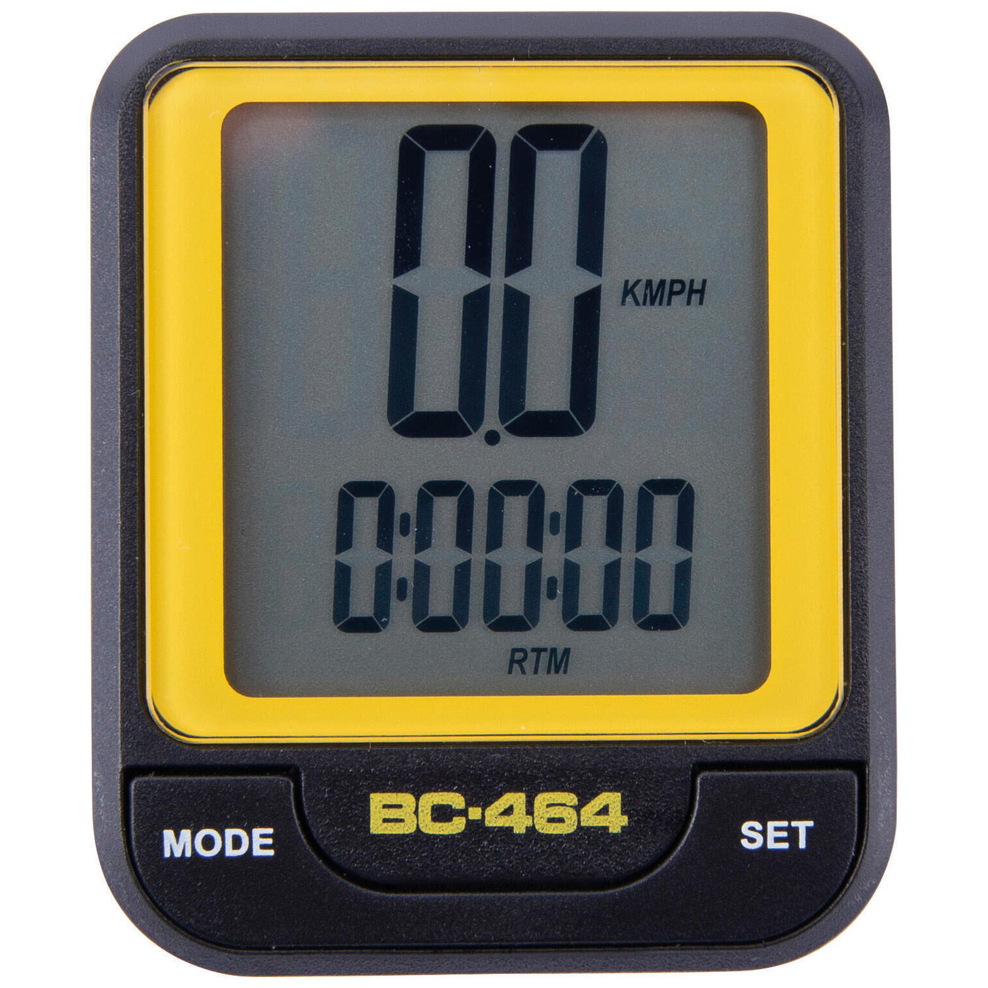 CONTEC CBC-464 komputer rowerowy przewodowy neoyellow/czarny