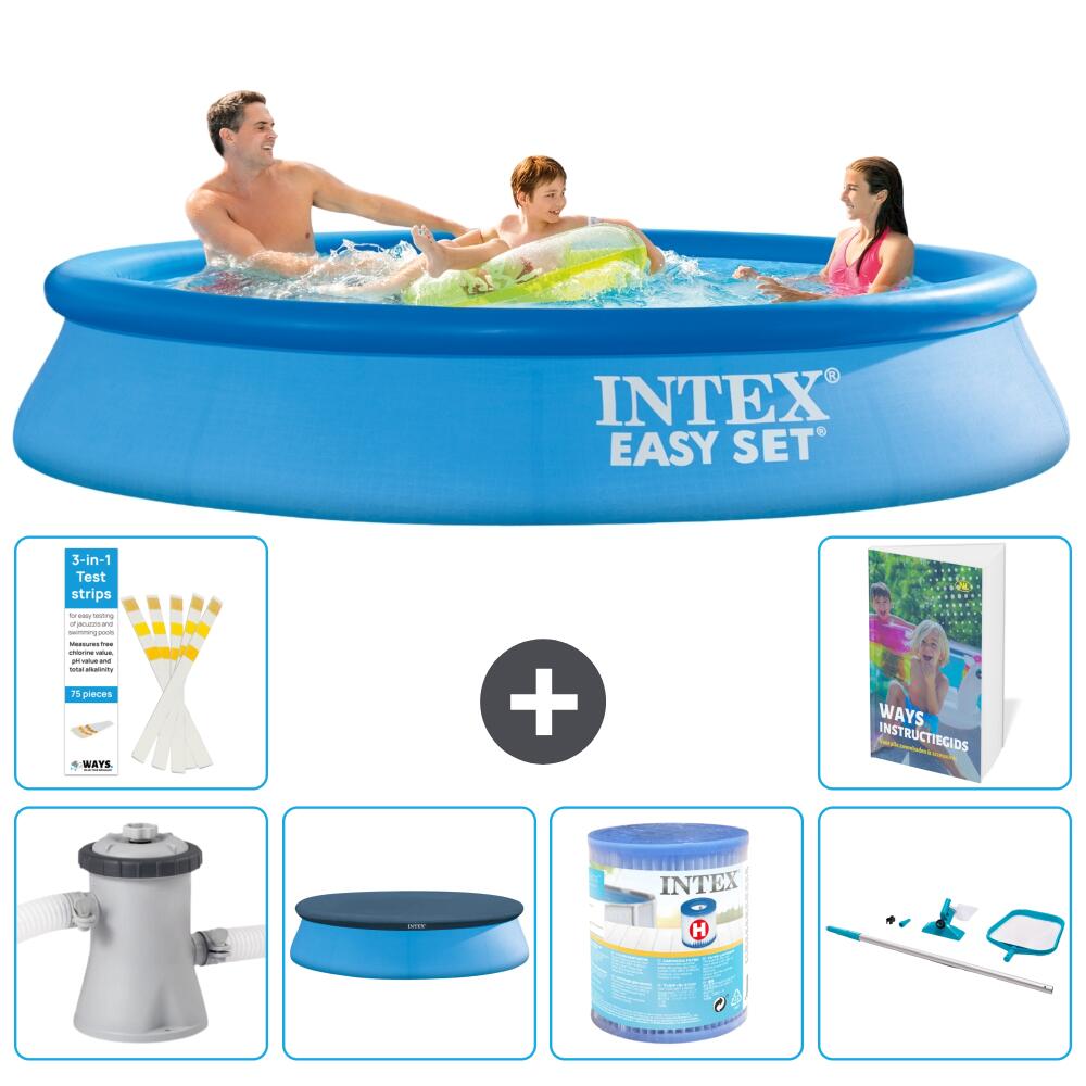 INTEX Basen Easy Set Okrągły - 305x61 cm - 7-częściowy S304