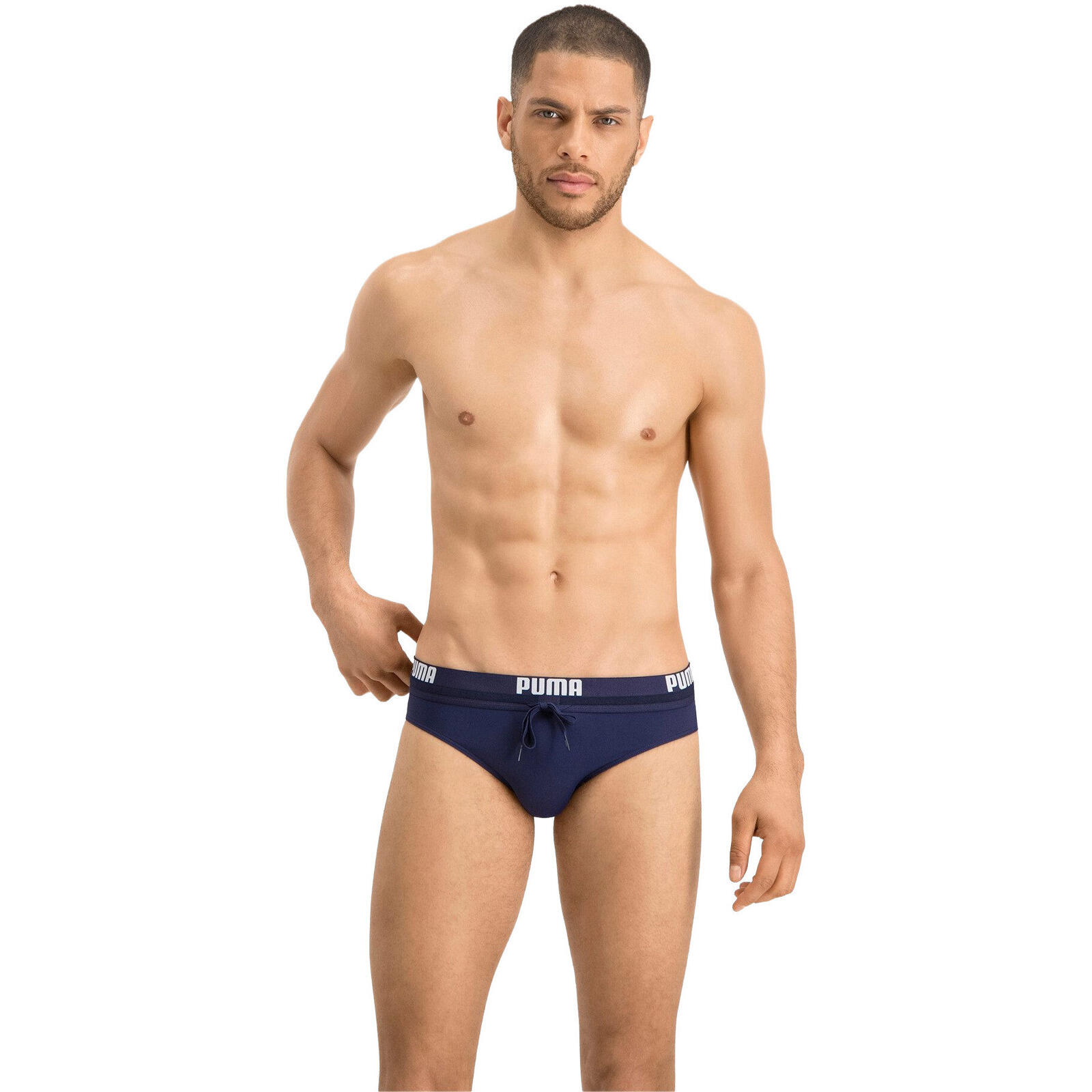 Kostium kąpielowy męskie Puma Swim Men Logo Swim Brief 1p