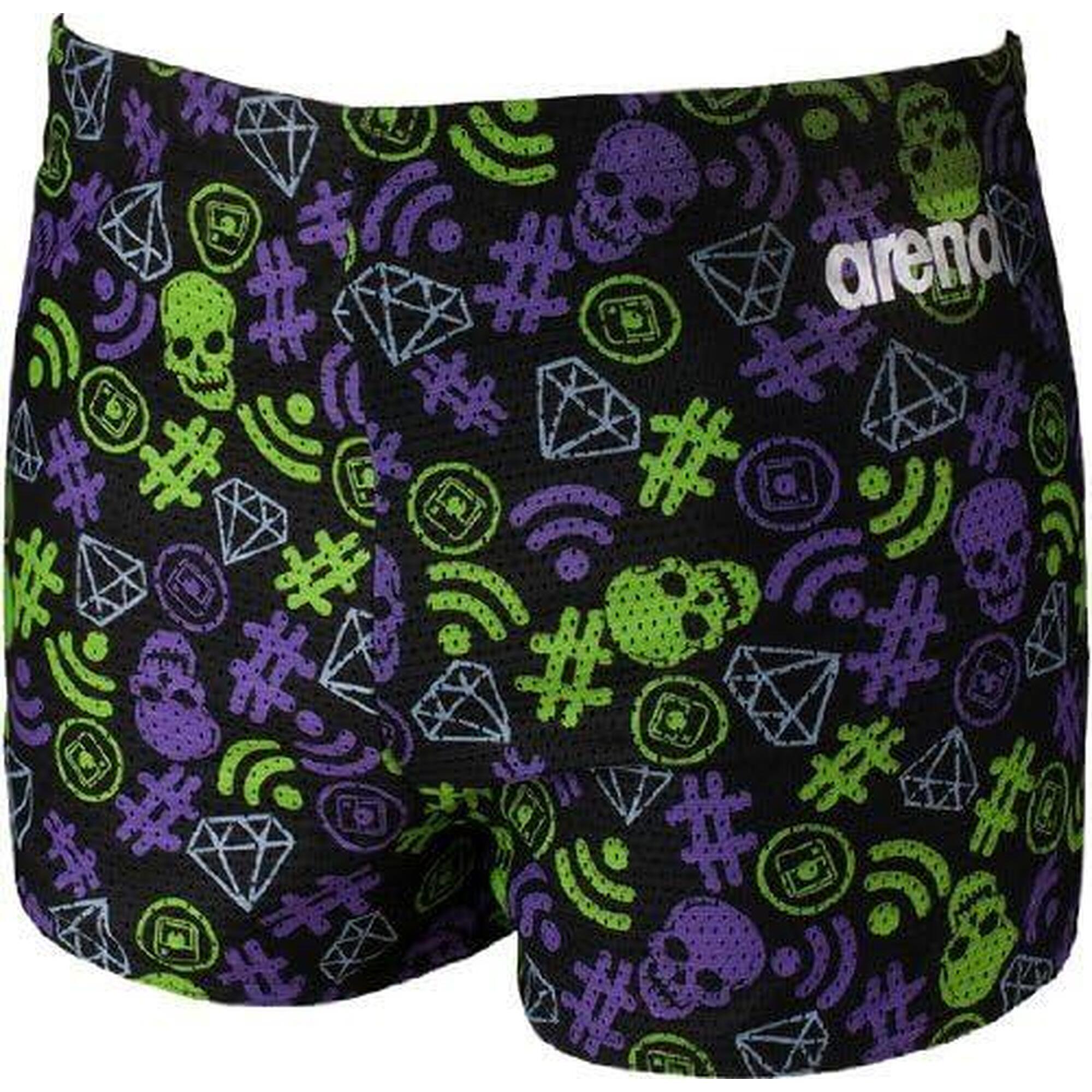 Spodenki do treningu oporowego z siateczki Arena AO Drag Suit Black