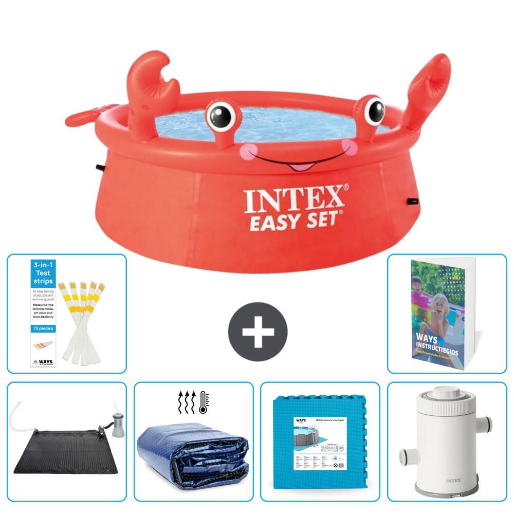 INTEX Basen Easy Set Okrągły - Krab - 183x51 cm - 7-częściowy S166