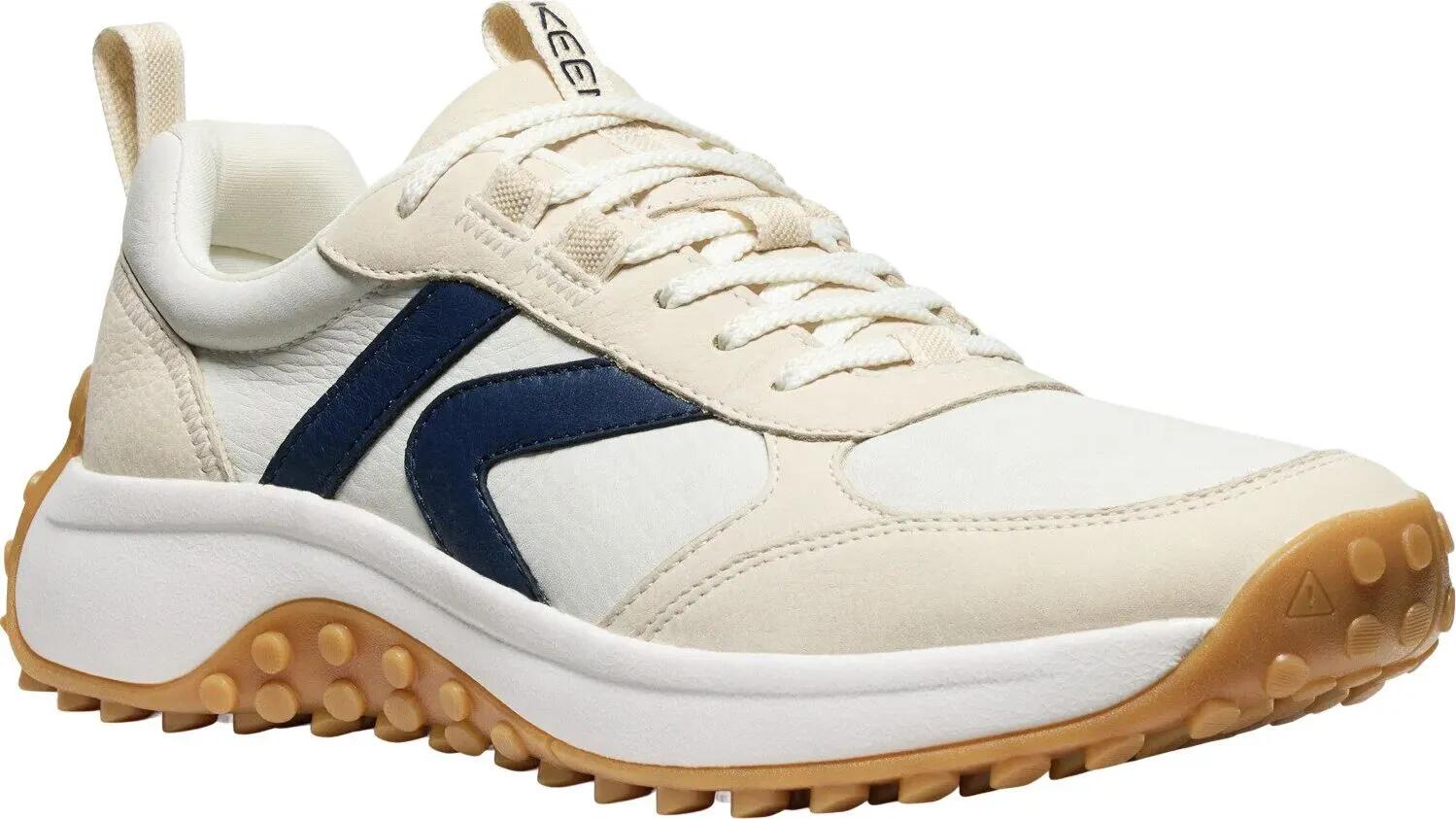 Męskie skórzane buty Keen Men Ks86 Lea Birch/star White White