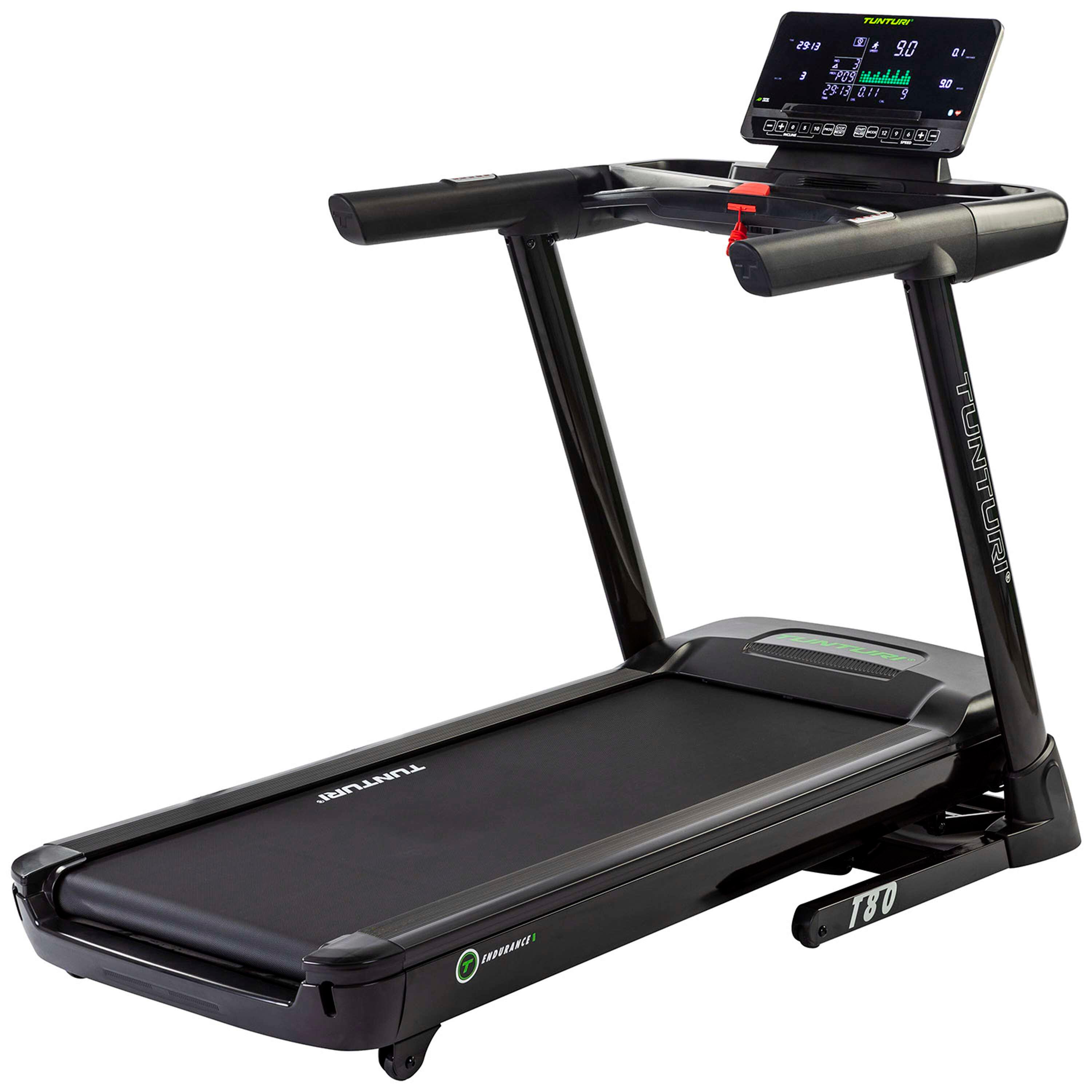 Bieżnia do biegania-Bluetooth-22 km/h-15%-5,0 KM-Tunturi-Signature T80