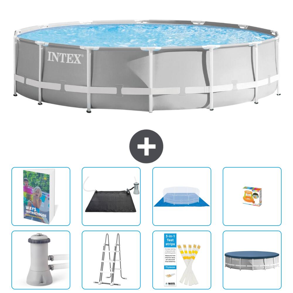 INTEX Basen Prism Frame Okrągły - 427x107 cm - 9-częściowy S559