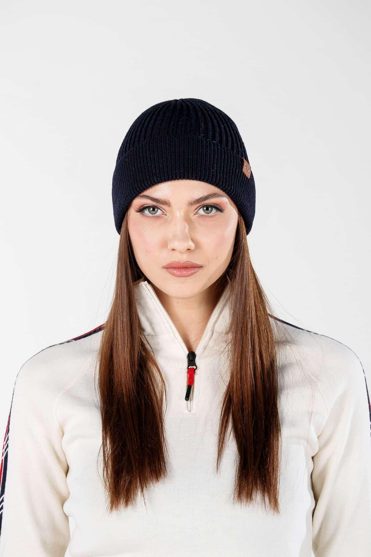 Czapka zimowa 100% wełna merino - Icewall (250 g/m²)