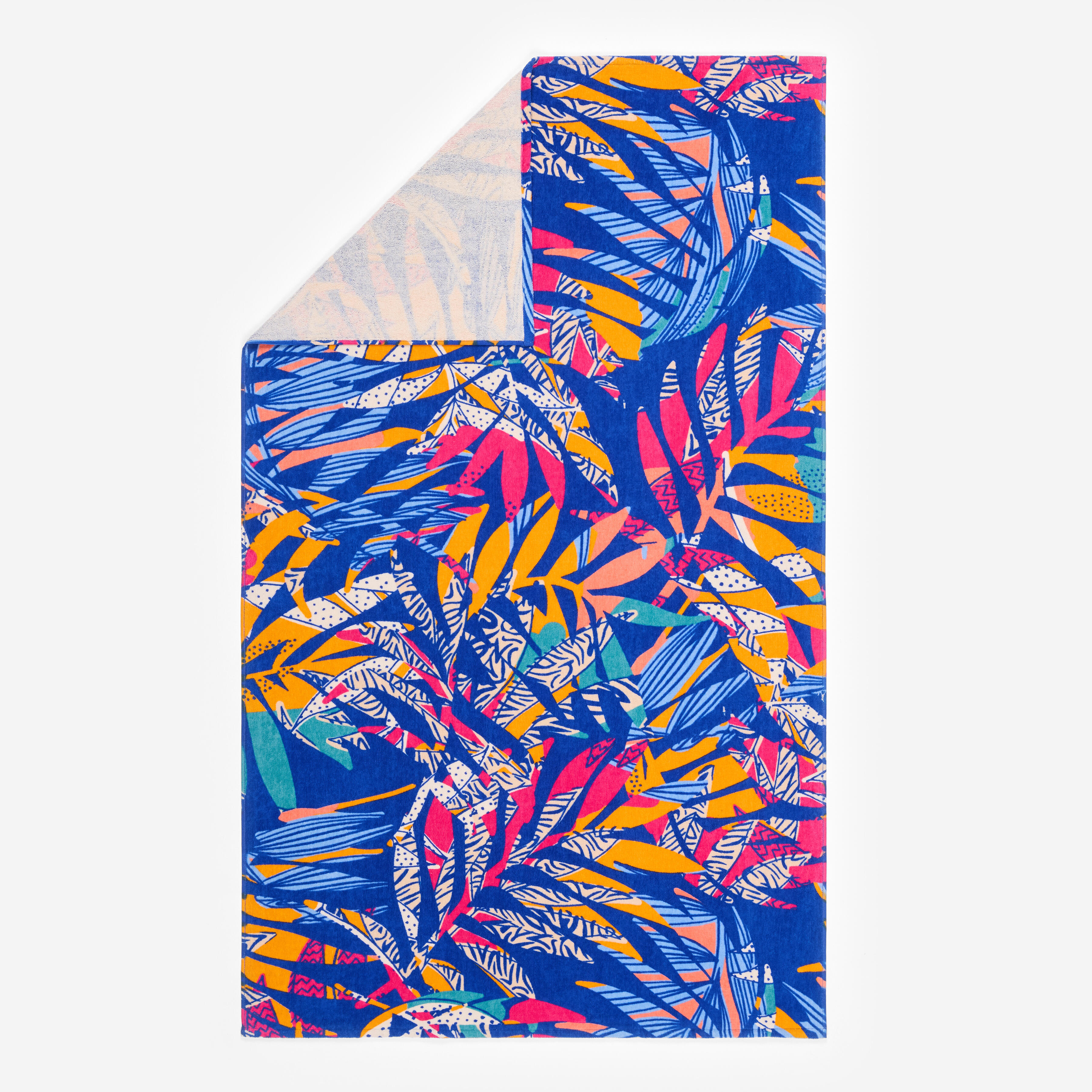 Ręcznik bawełniany plażowy Decathlon Jungle L 145 x 85 cm