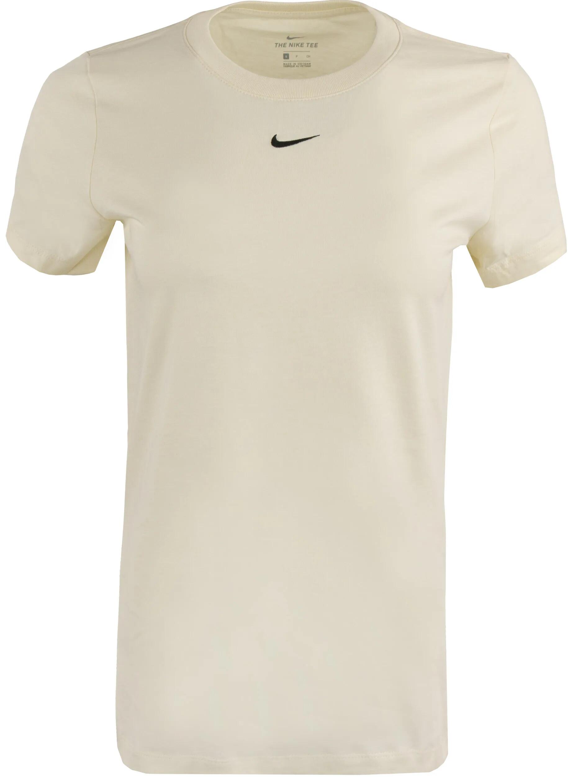 Damska koszulka Nike Essential Crew Coconut Milk Beige