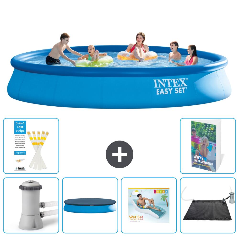 INTEX Basen Easy Set Okrągły - 457x84 cm - 7-częściowy S219