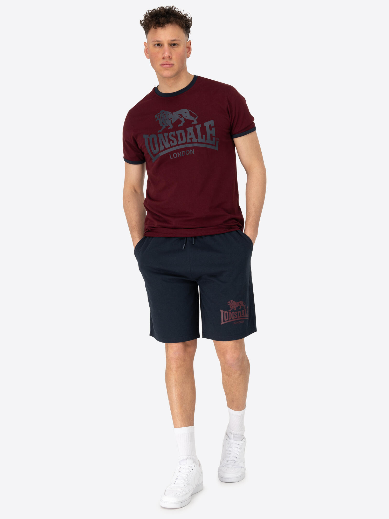 Zestaw t-shirt i szorty Lonsdale Maist
