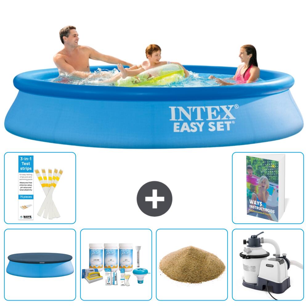 INTEX Basen Easy Set Okrągły - 305x61 cm - 7-częściowy S47
