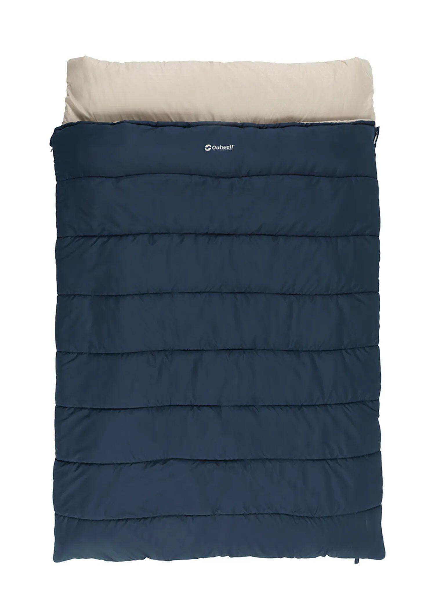 Śpiwór podwójny Outwell Contour Lux Double (190 cm) - deep blue