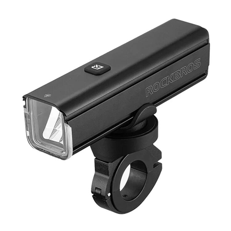 Lampa rowerowa LED z funkcją latarki, ładowana przez USB