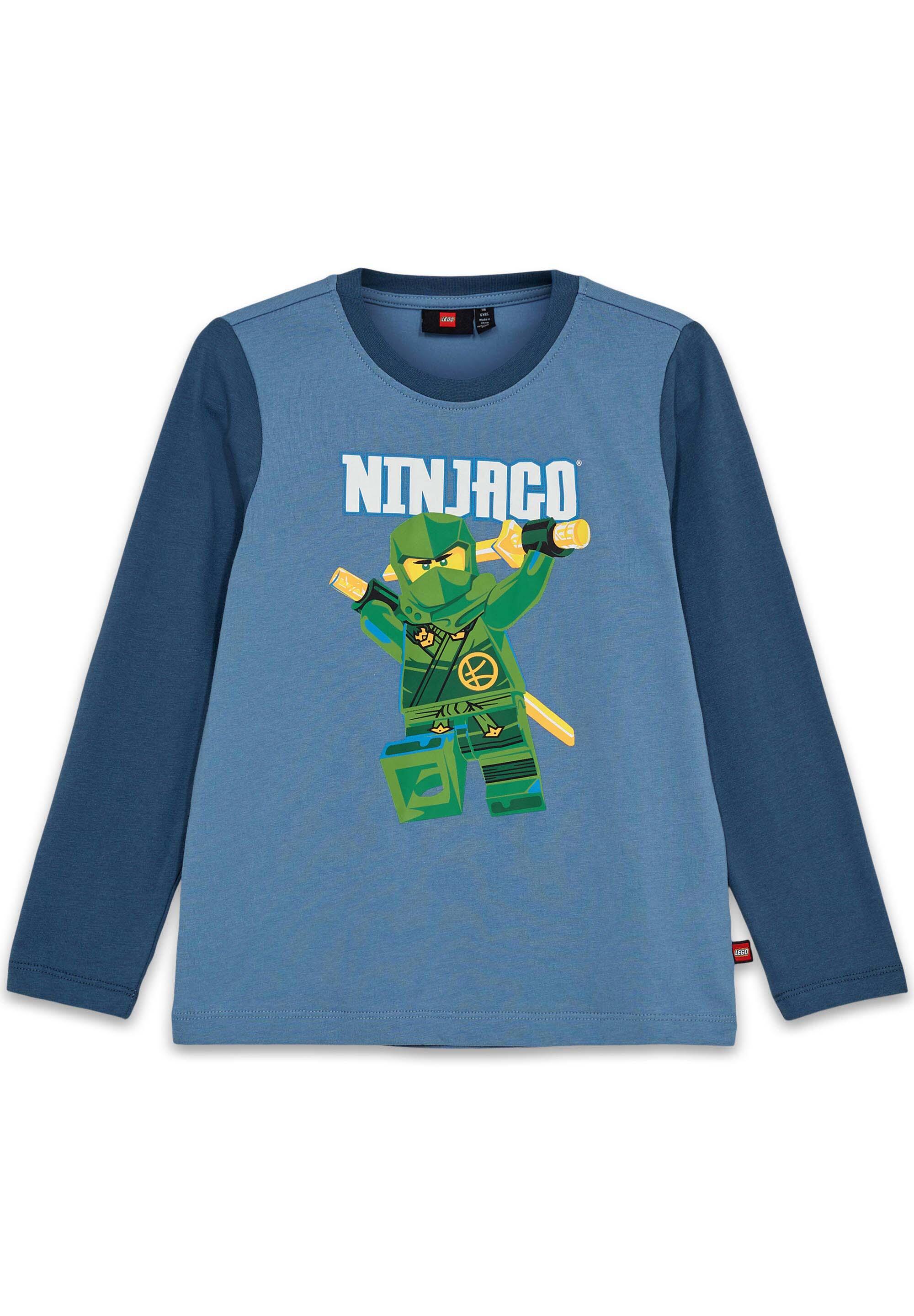 Koszulka z Długim Rekawem Dziecięca LEGO NINJAGO Tano 615 Niebieska