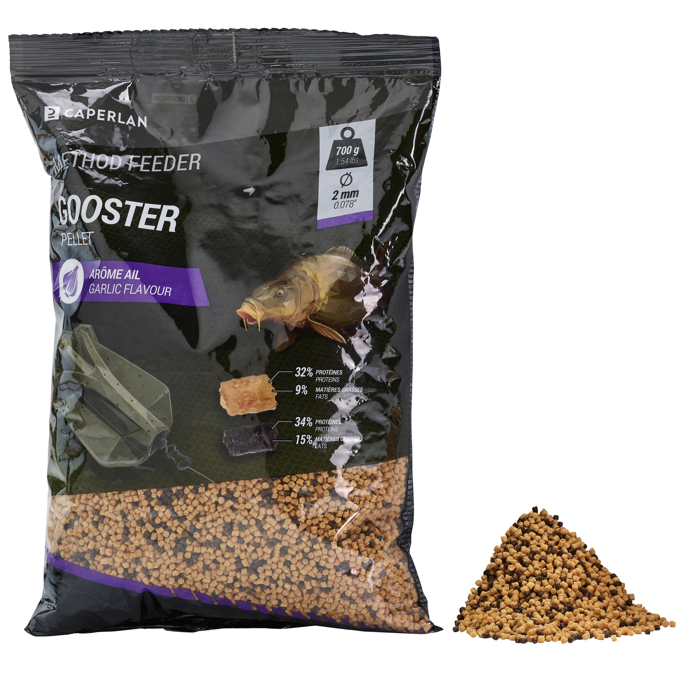 Caperlan Gooster pellet method feeder czosnek 700 g