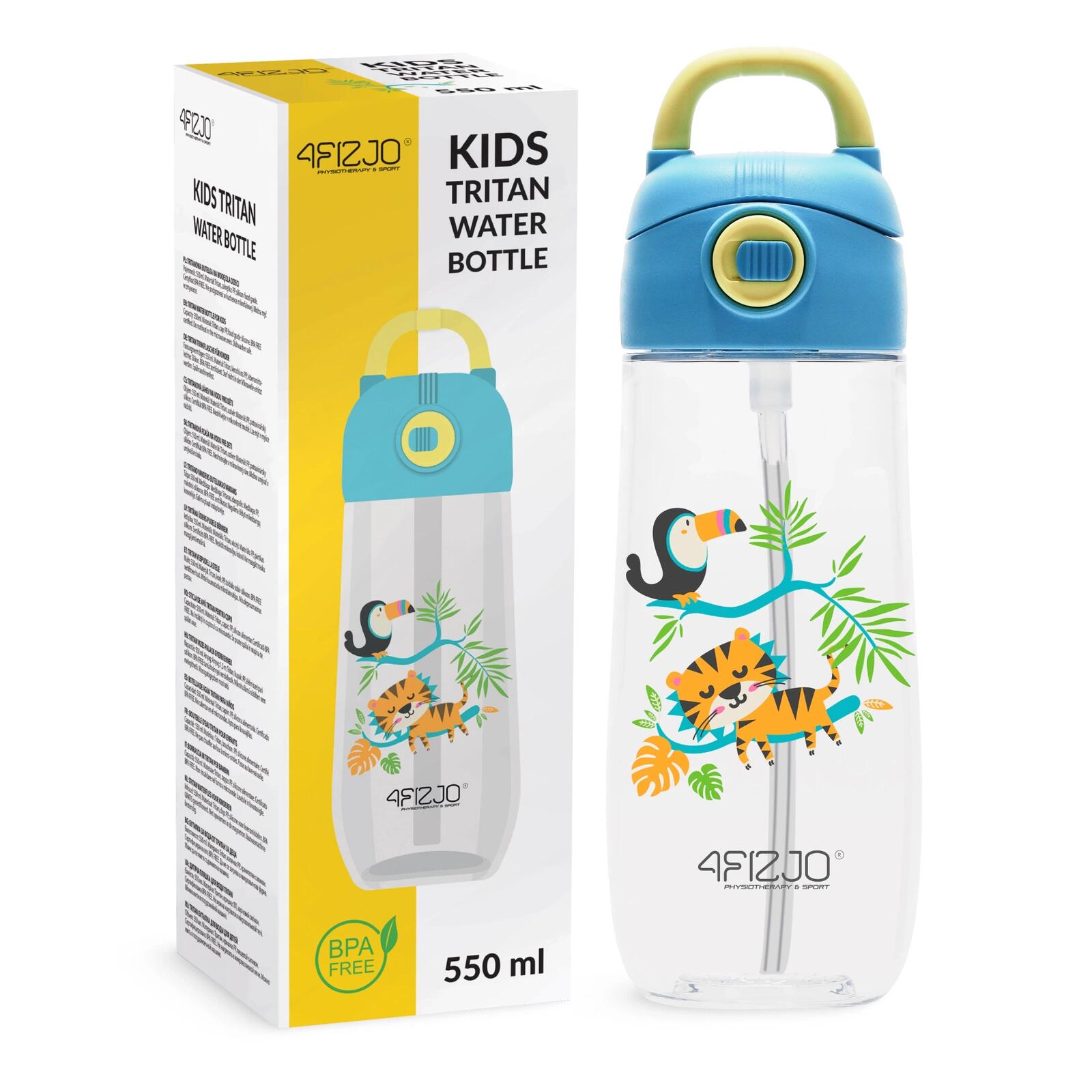 Bidon dla dziecka na wodę 4FIZJO 550 ml