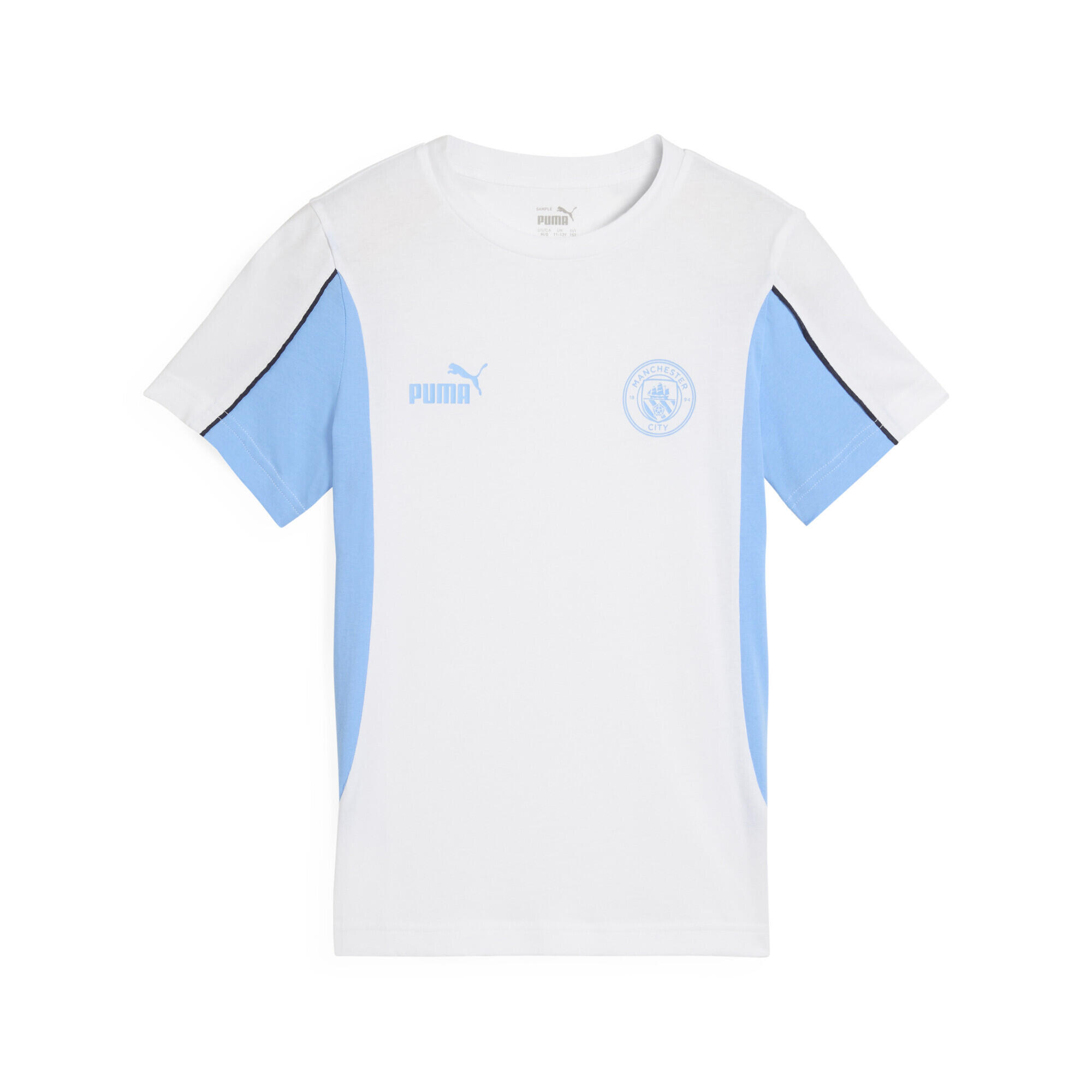 Męska koszulka Manchester City ftblARCHIVE PUMA White Team Light Blue