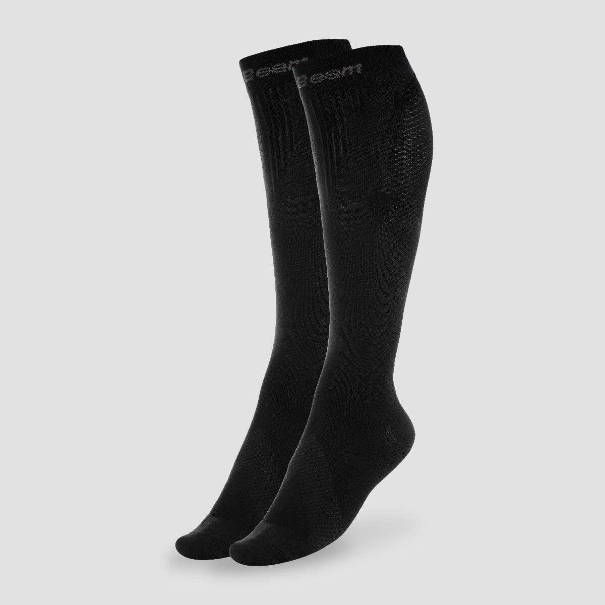 Skarpety unisex bieganie kompresyjne czarne