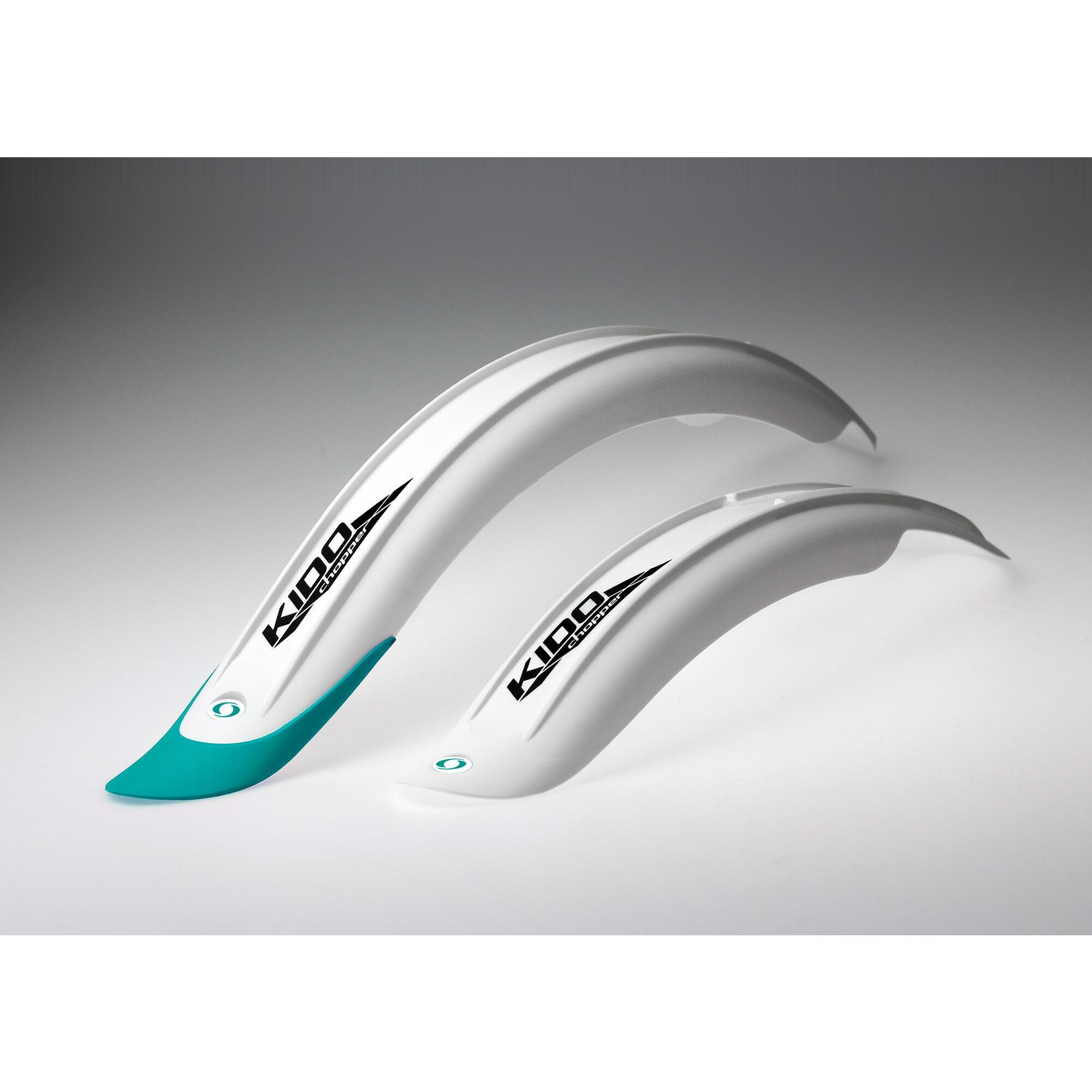 Błotniki Simpla KIDO SHORT 16 P+T biało/morski