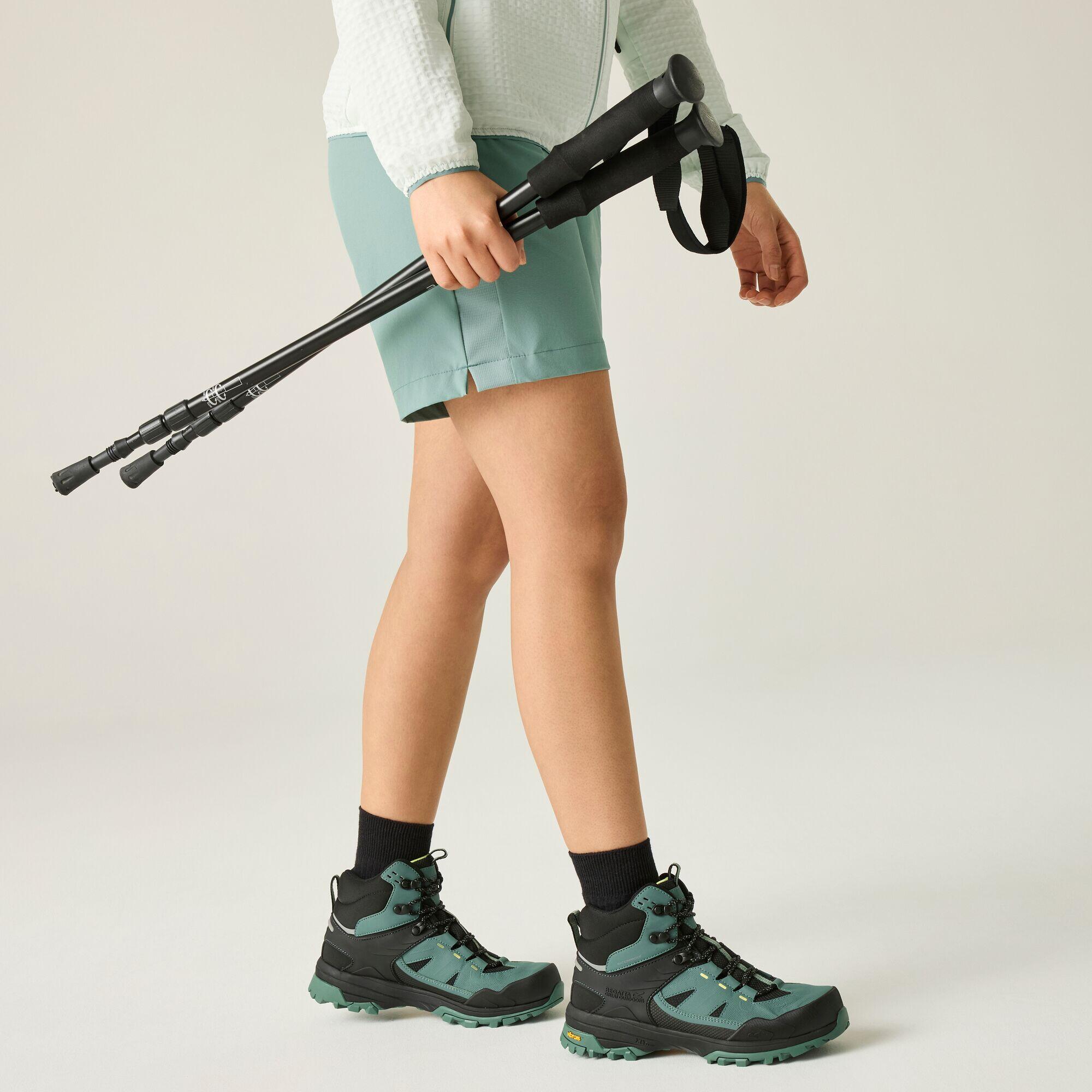 Buty damskie trekkingowe wysokie z membraną Regen Vibram