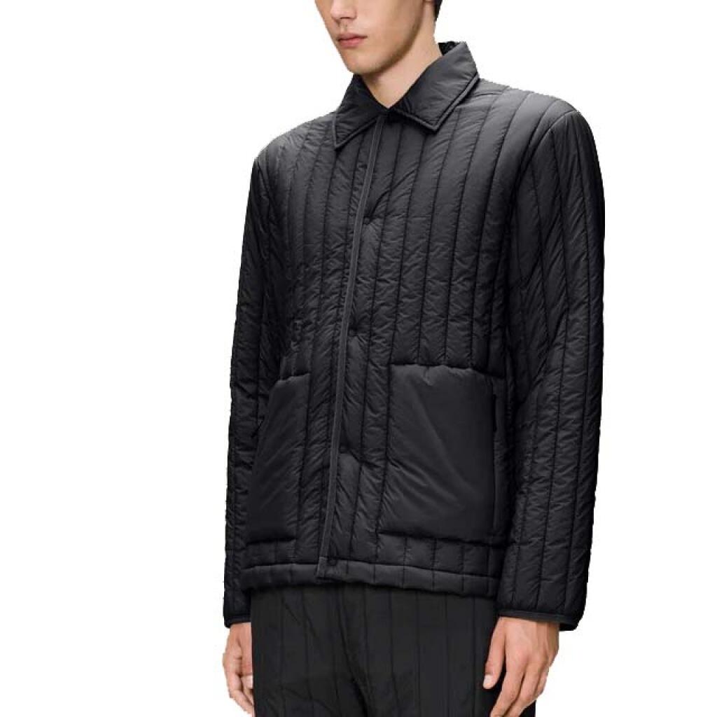 Kurtka RAINS BANJA LINER OVERSHIRT T1 Czarny