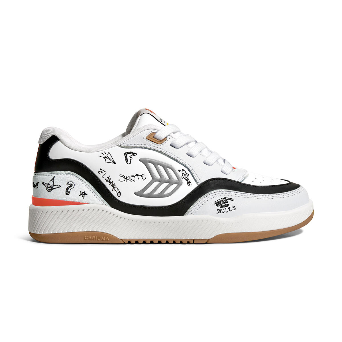 Sneakersy Cariuma Simpsons Uba White Leather Bart Skateboard