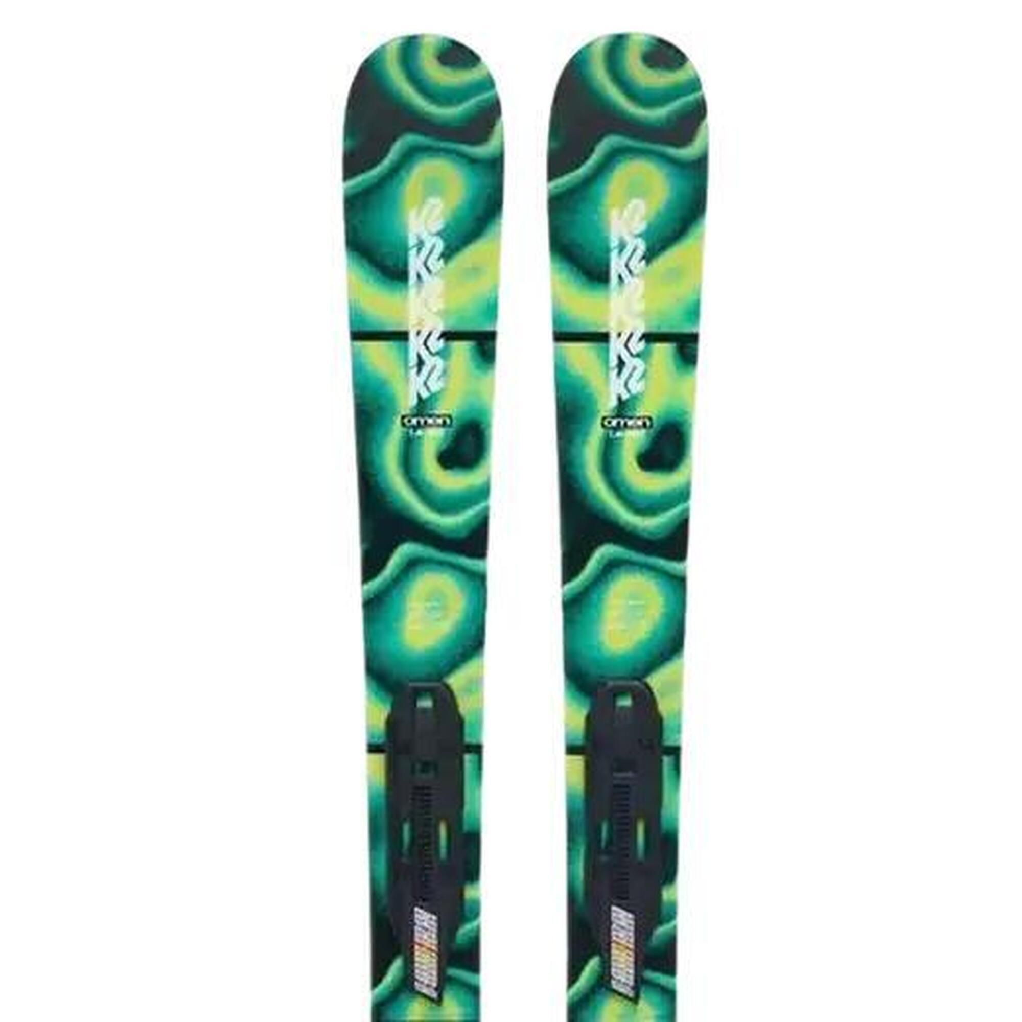 Sporty zimowe Narty dla Dzieci K2 Omen + FDT 7.
