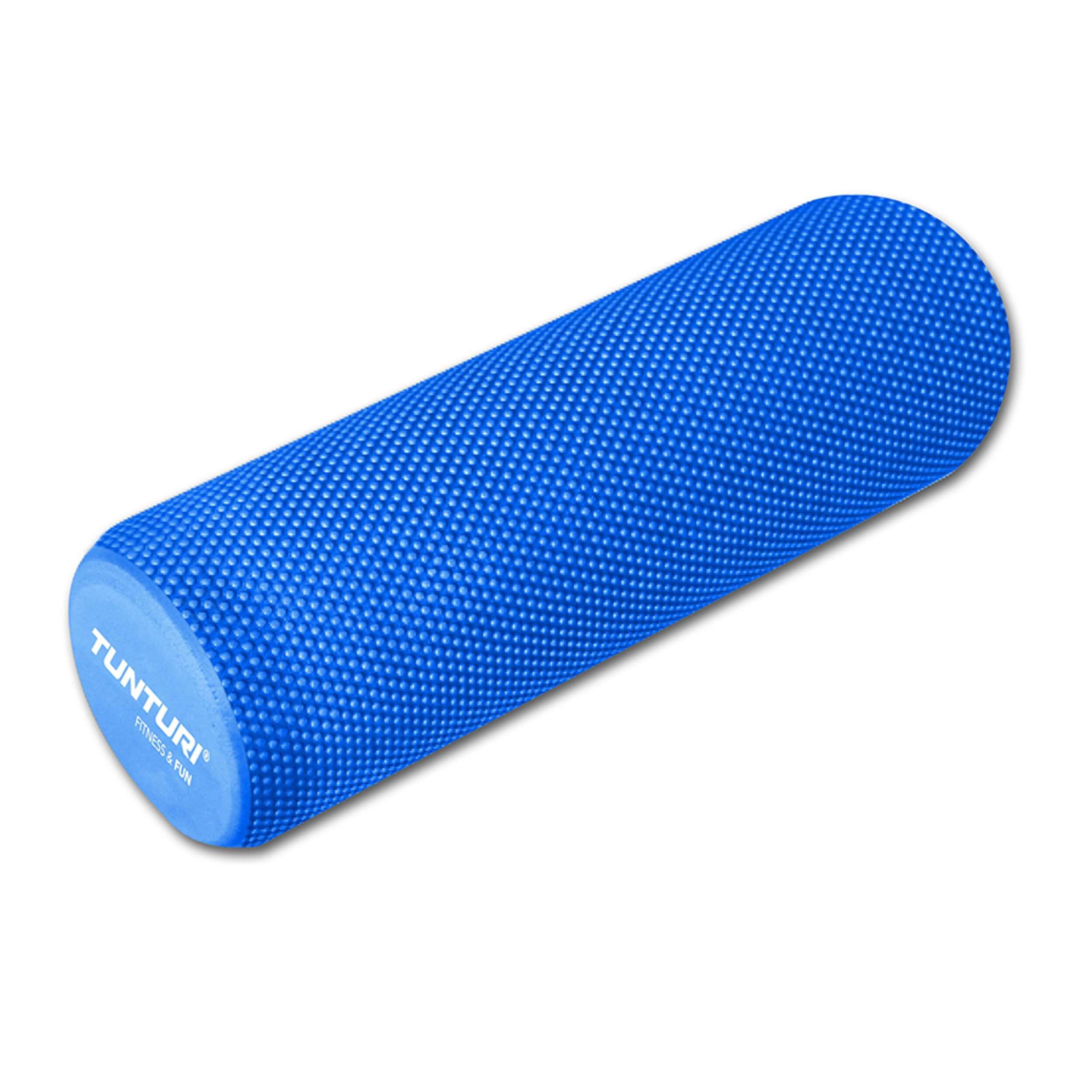 Roller do masażu jogi 40 cm - niebieski - Fitness