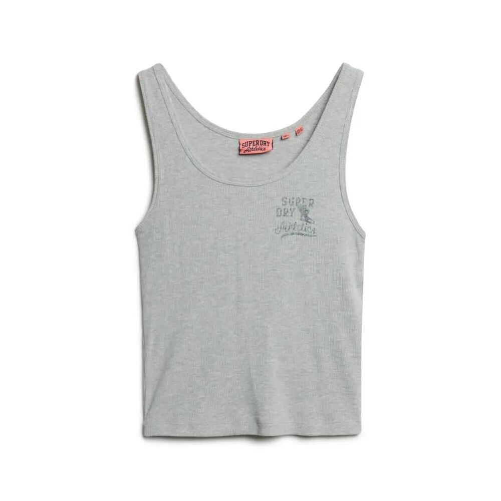 Damski prążkowany tank top Superdry Athletic Essential