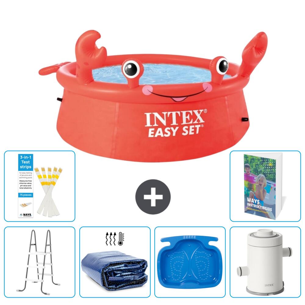 INTEX Basen Easy Set Okrągły - Krab - 183x51 cm - 7-częściowy S144