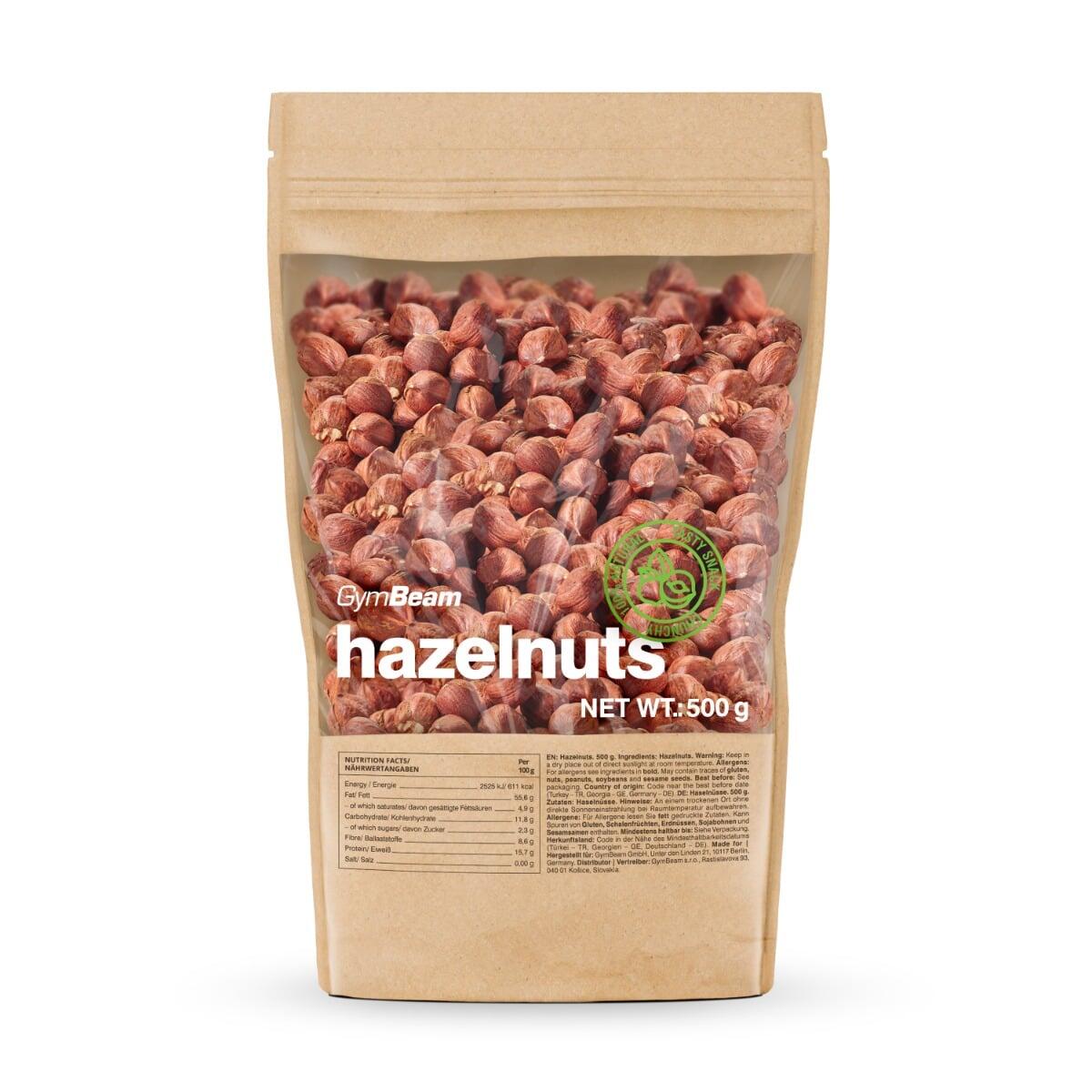 Orzechy laskowe nieprażone 500 g