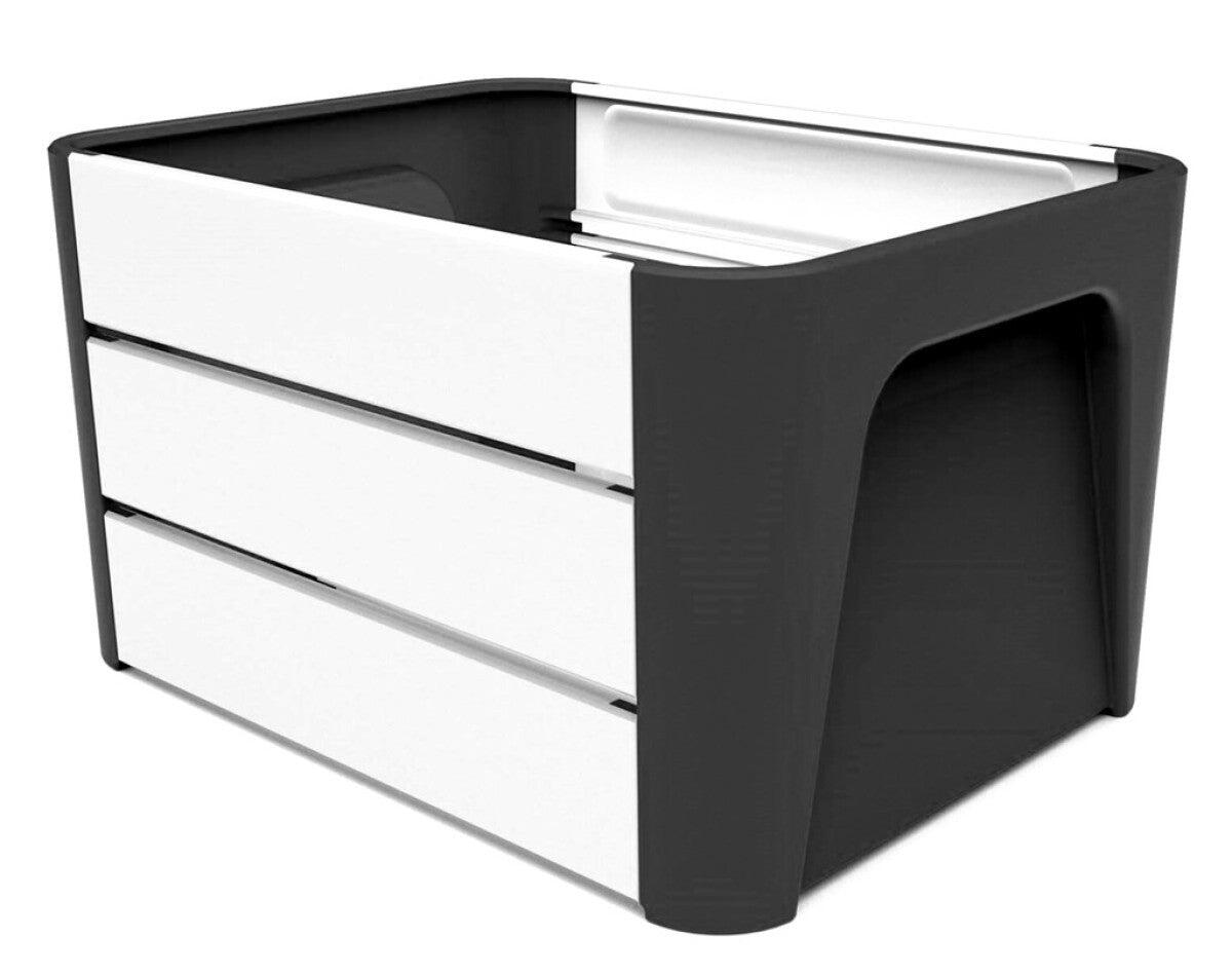 Basil Mirage Klik 'n Krat 24L czarno-biały