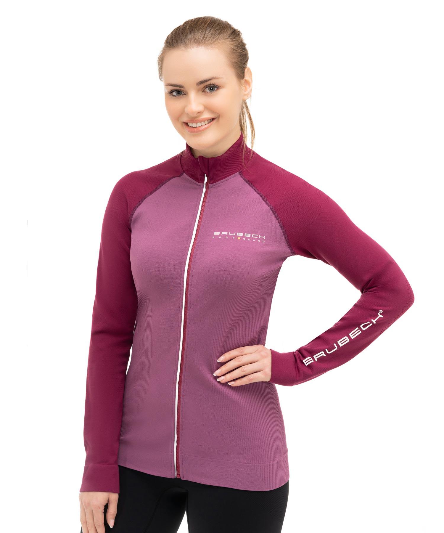Bluza dresowa termoaktywna rozpinana damska Brubeck Athletic